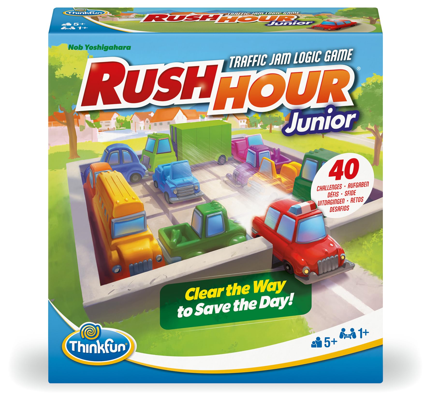 ThinkFun Rush Hour Junior - Traffic Jam Logic Brain Challenge STEM Game 3