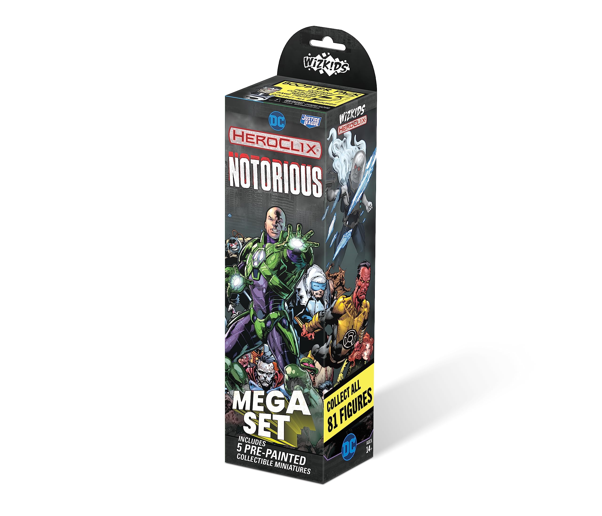 WizKids DC HeroClix: Notorious Booster Brick | Miniature Figure | Model 229806