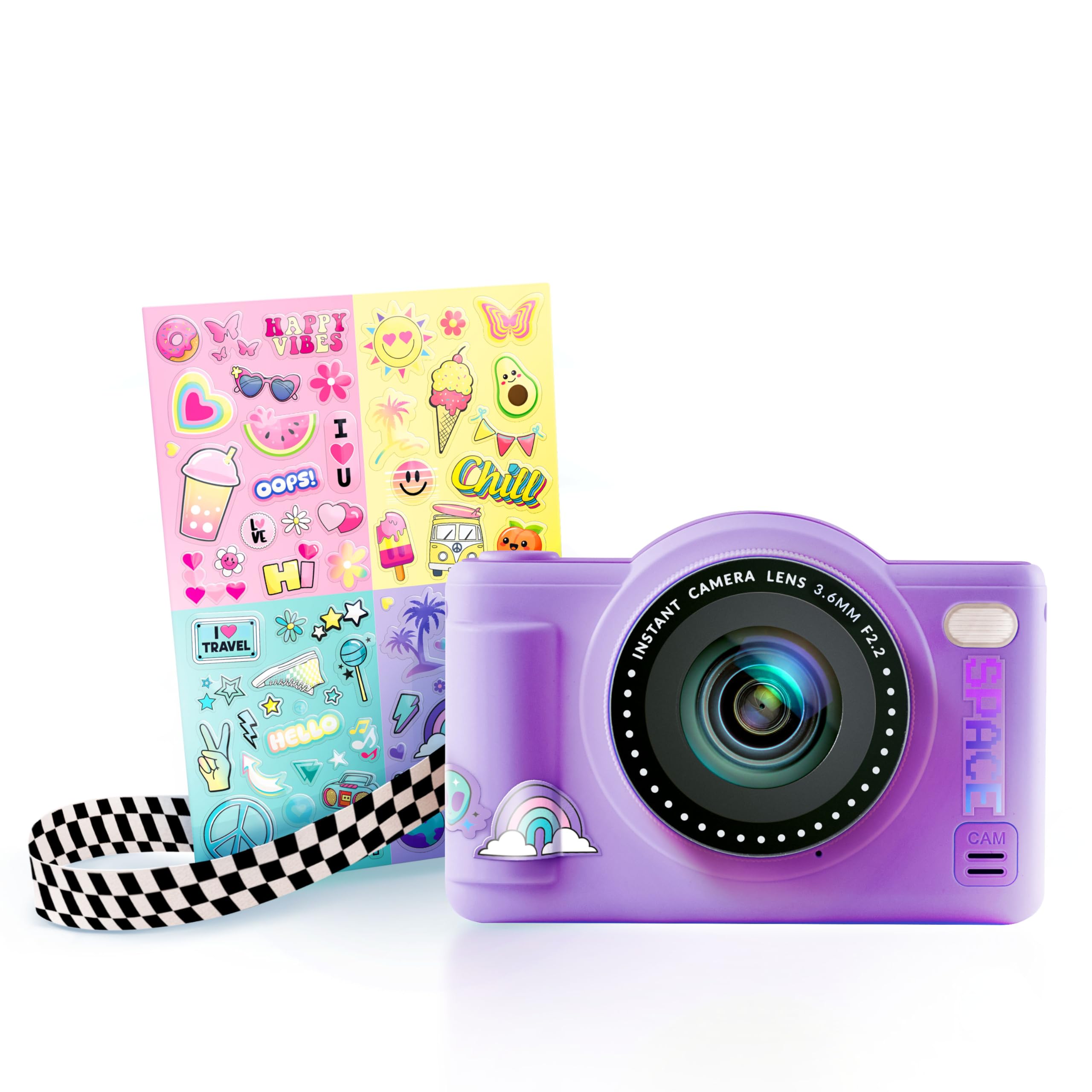 Photo Creator Pop Colour Digital Camera - 32MP Kids Camera with Flash & Selfie Lens 4
