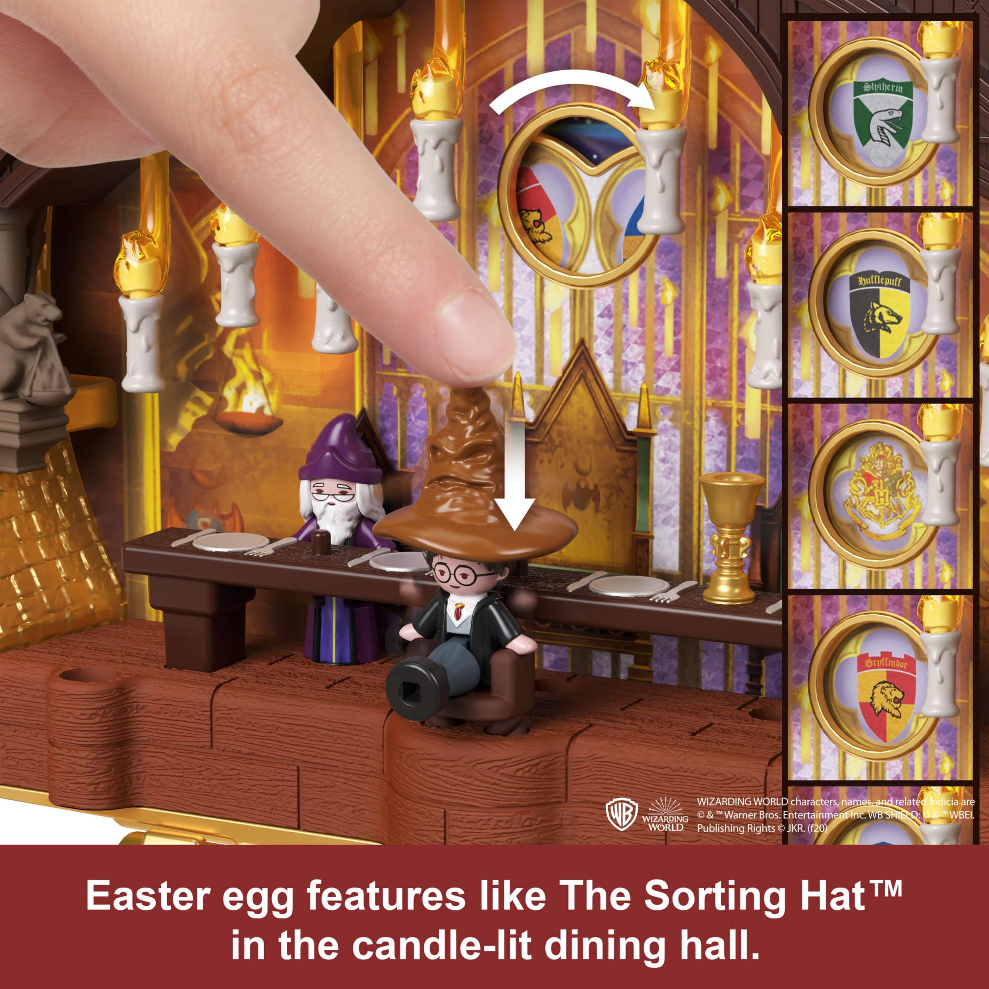 Polly Pocket Harry Potter Collector Playset - Hogwarts Compact with 5 Dolls & 11 Accessories 4