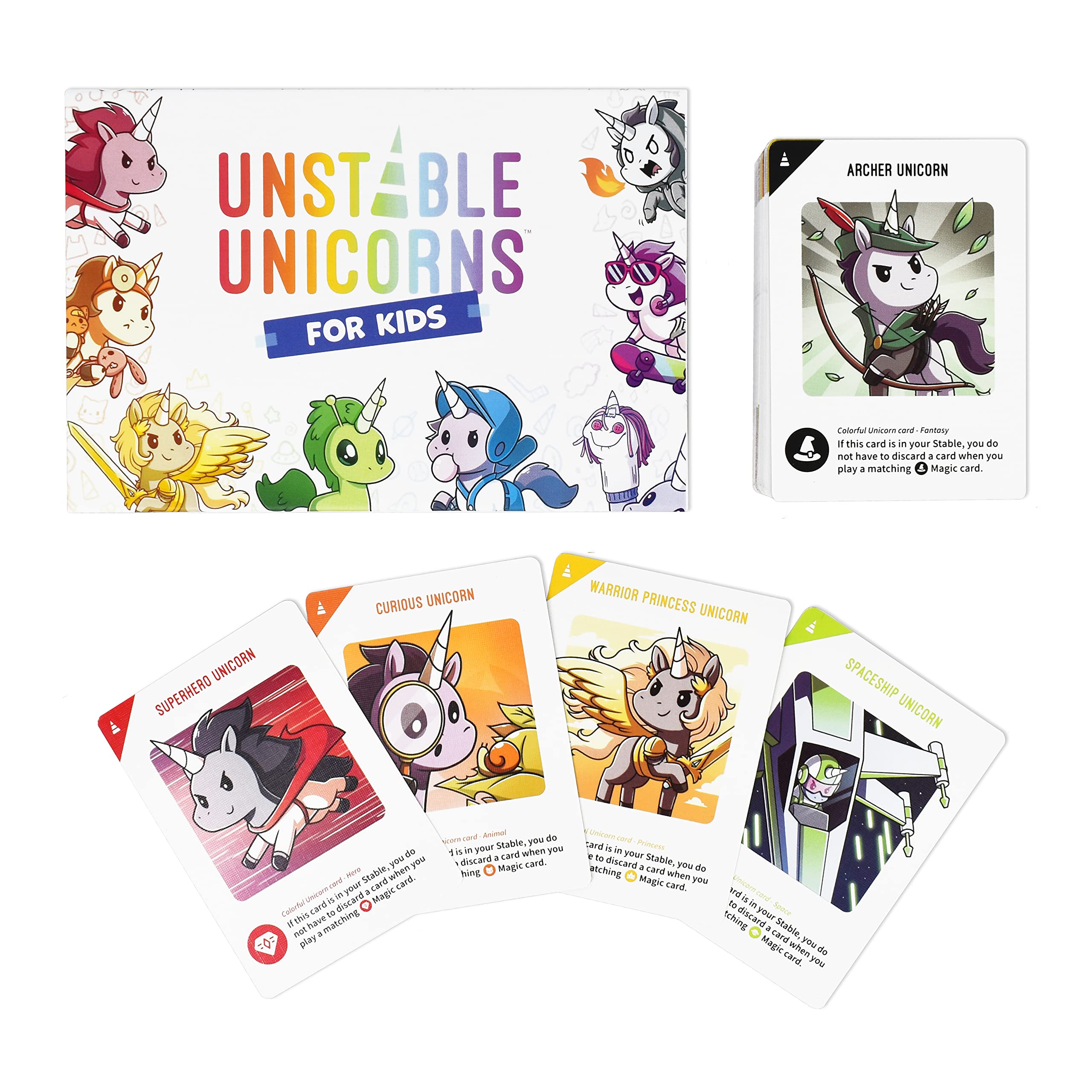 Unstable Games Unstable Unicorns Kinder-Edition Kartenspiel