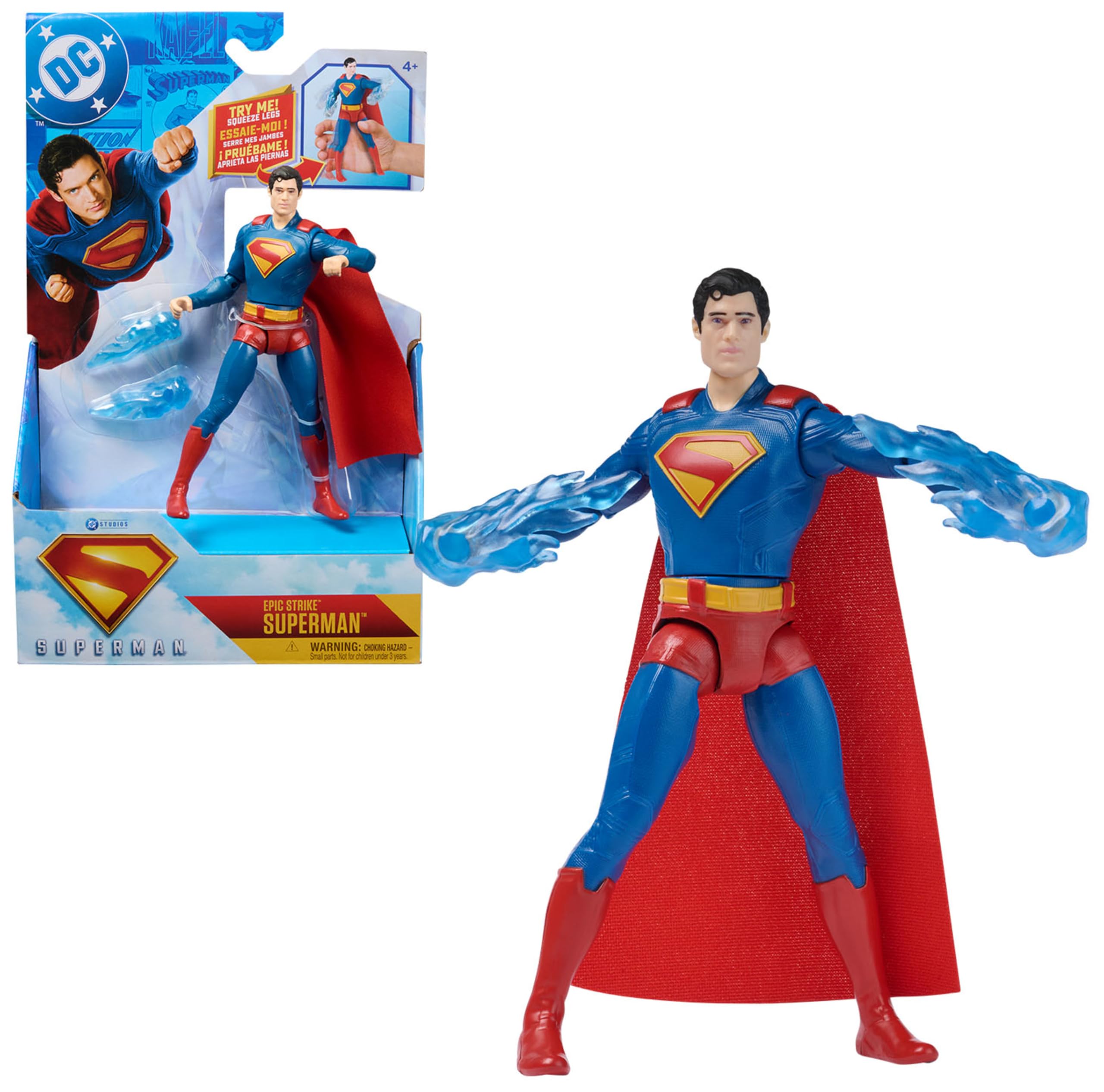 DC Comics Superman & Green Lantern Epic Strike 15-cm Action Figures with Accessories