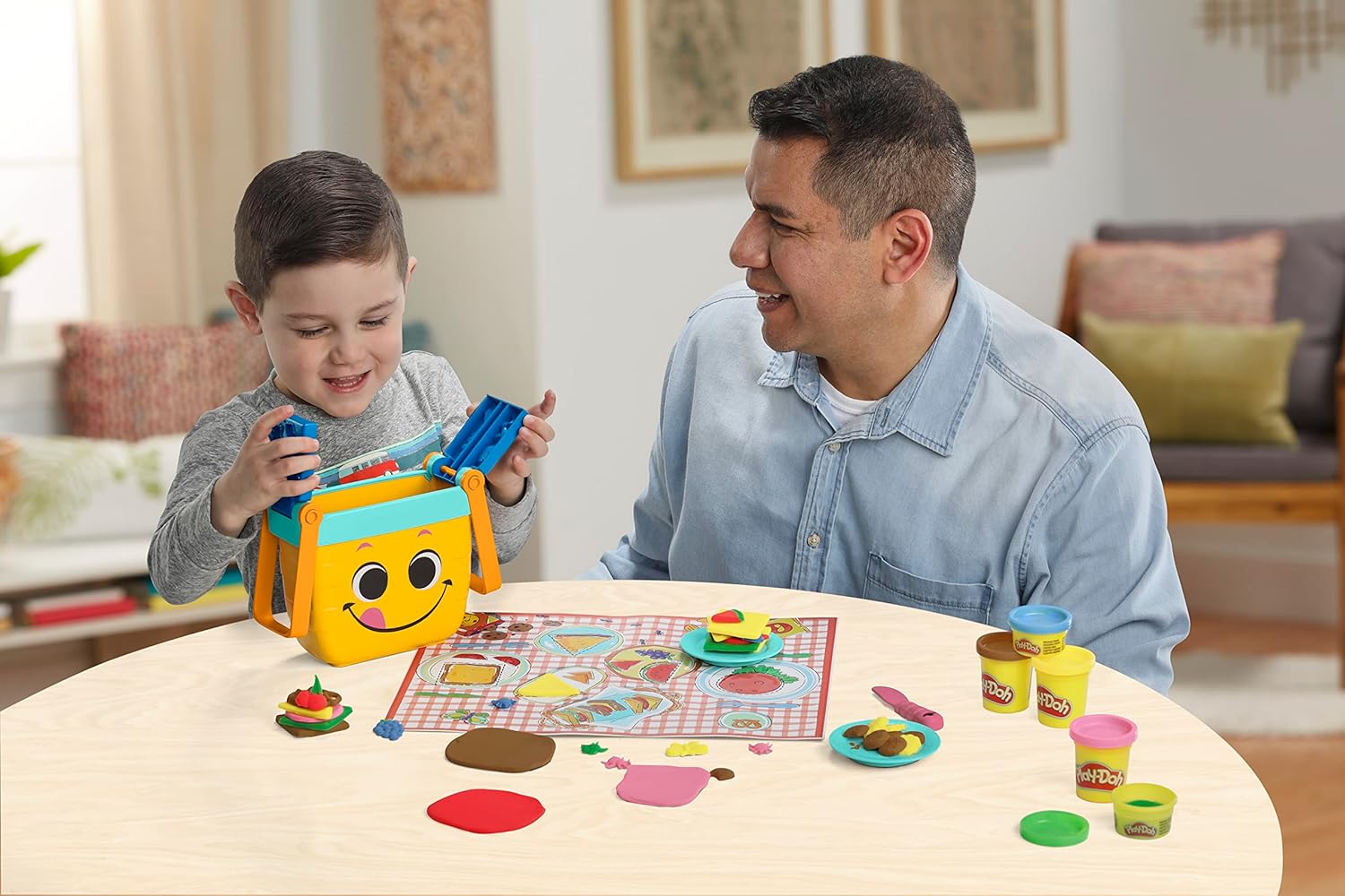 Play-Doh Picnic Shapes Starter Set - Preschool Arts & Crafts Toy for Ages 3+ 8