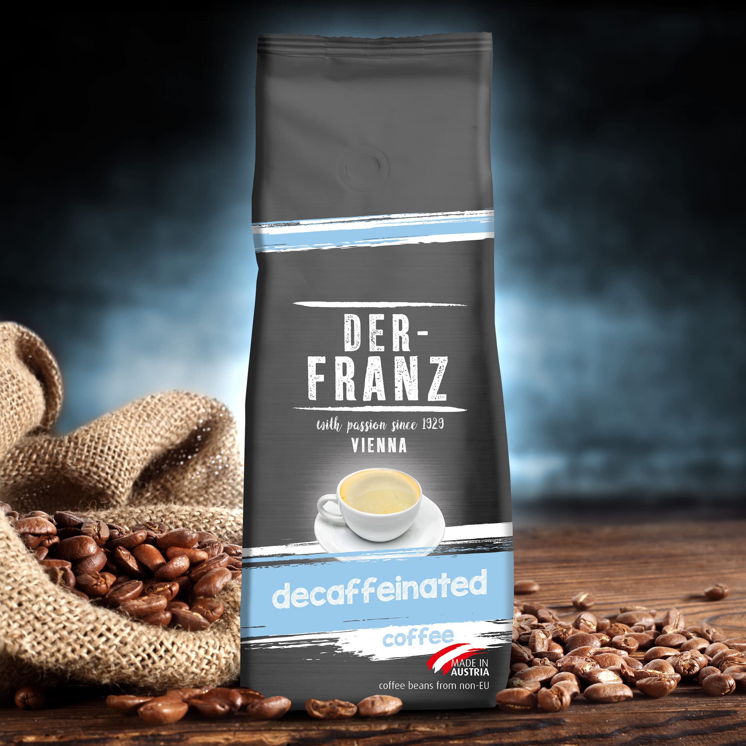 Der-Franz Entkoffeinierter gemahlener Kaffee, 100% Arabica-Mischung, 2 x 500 g 7