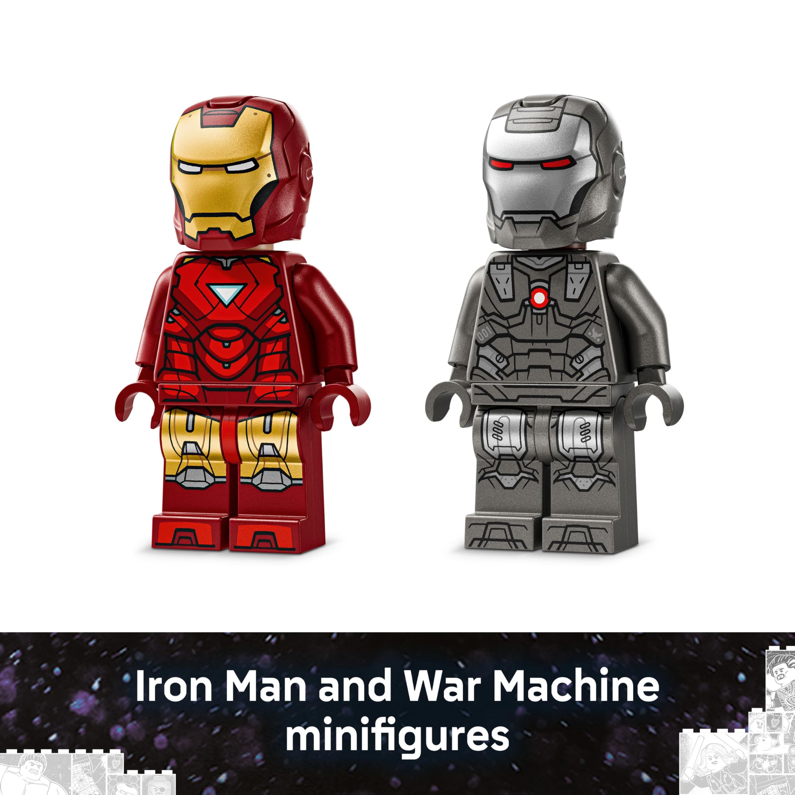 LEGO Marvel Iron Man & War Machine vs. Hammer Drones (76320) - Building Set 6