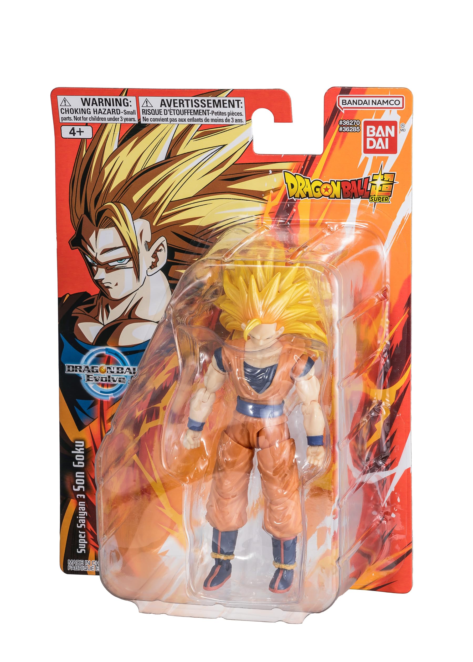 Bandai Dragon Ball Evolve SS3 Goku Action Figure - 12.5cm Anime Collectible 7