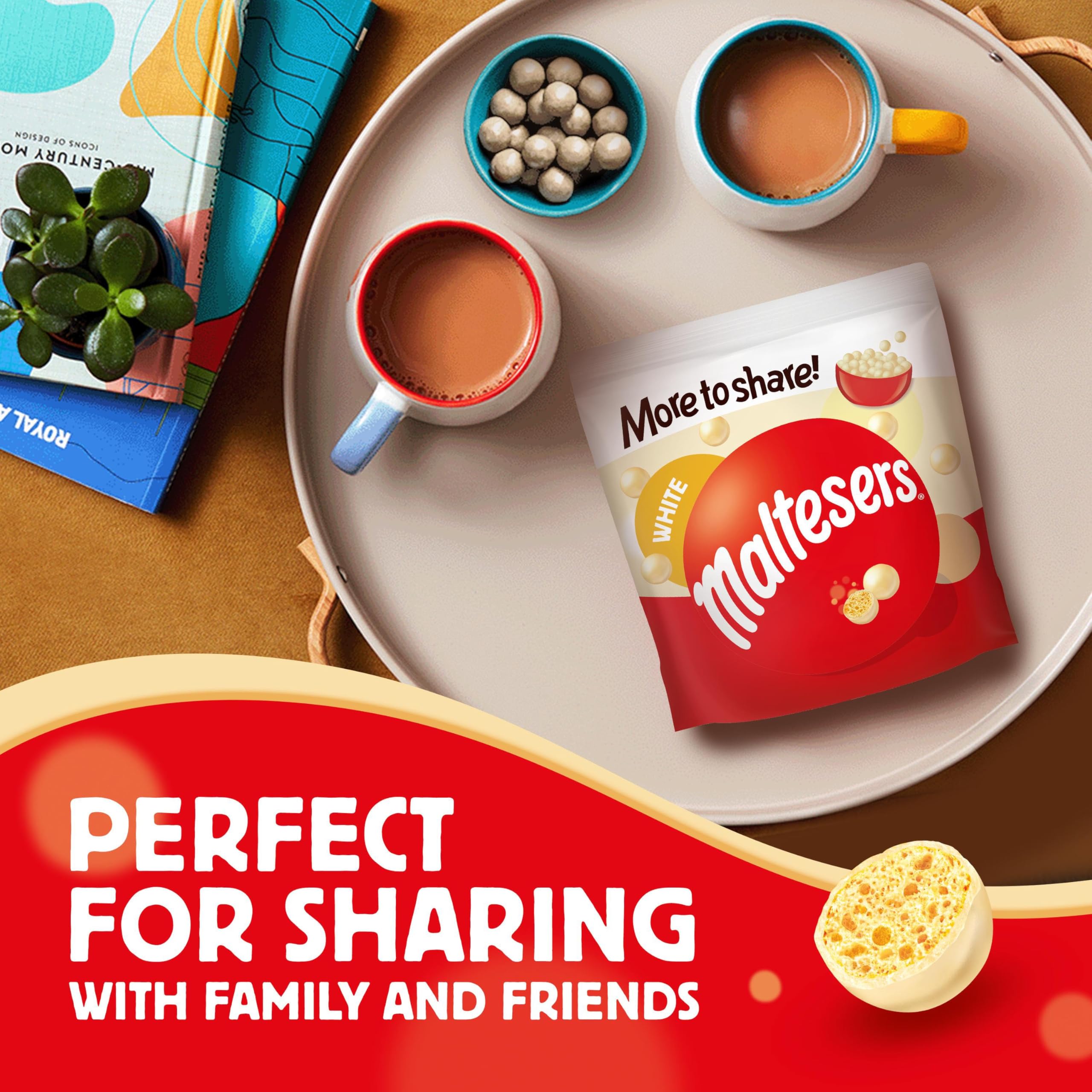 Maltesers Weiße Schokolade &amp; Honigwabe 126g Beutel zum Teilen 3