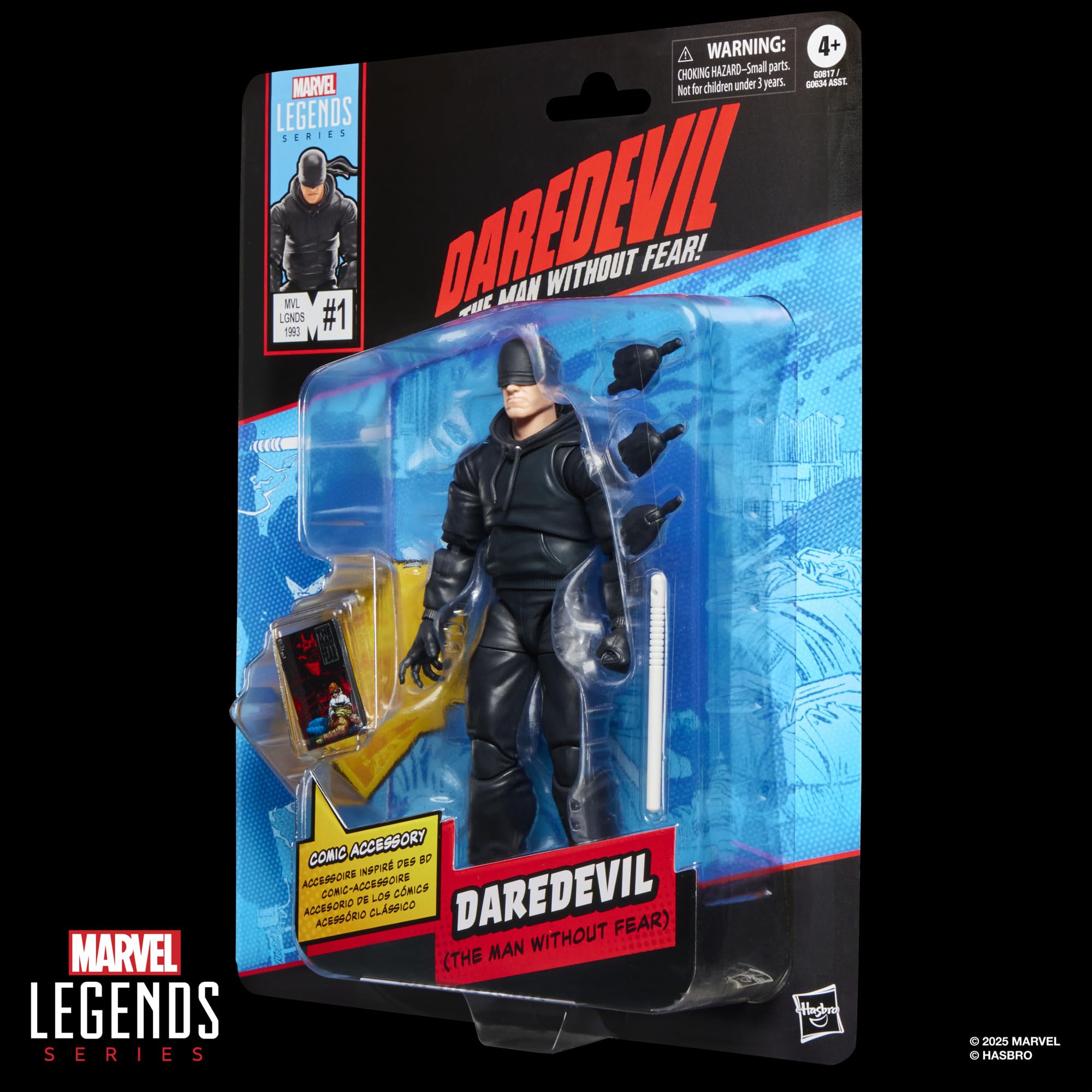Marvel Legends Series Daredevil Action Figure - 6-Inch Collectible with Comic Accessories 9