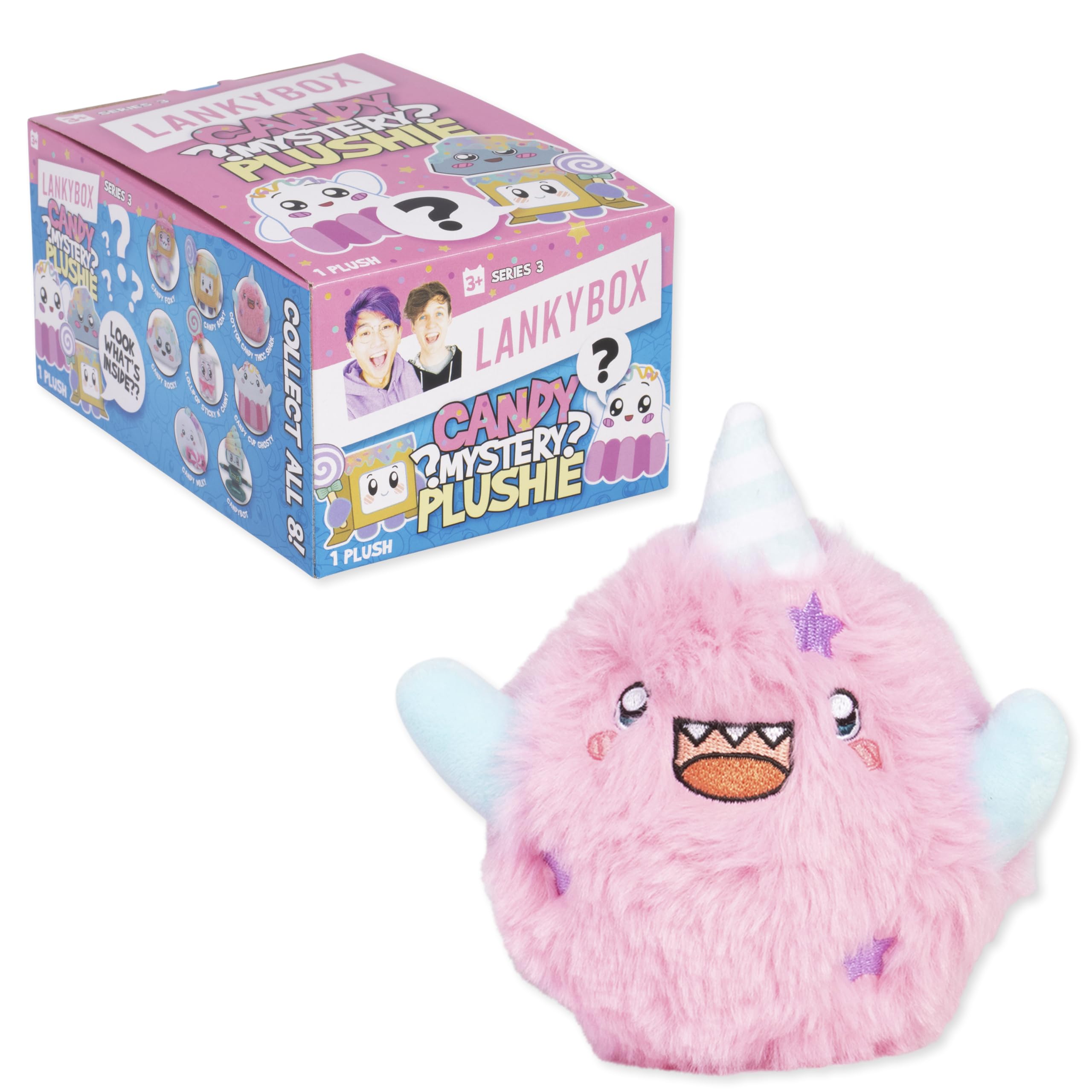 LankyBox Mystery Plush - Candy Collection Mini Plush Blind Box for Kids 3+ 16