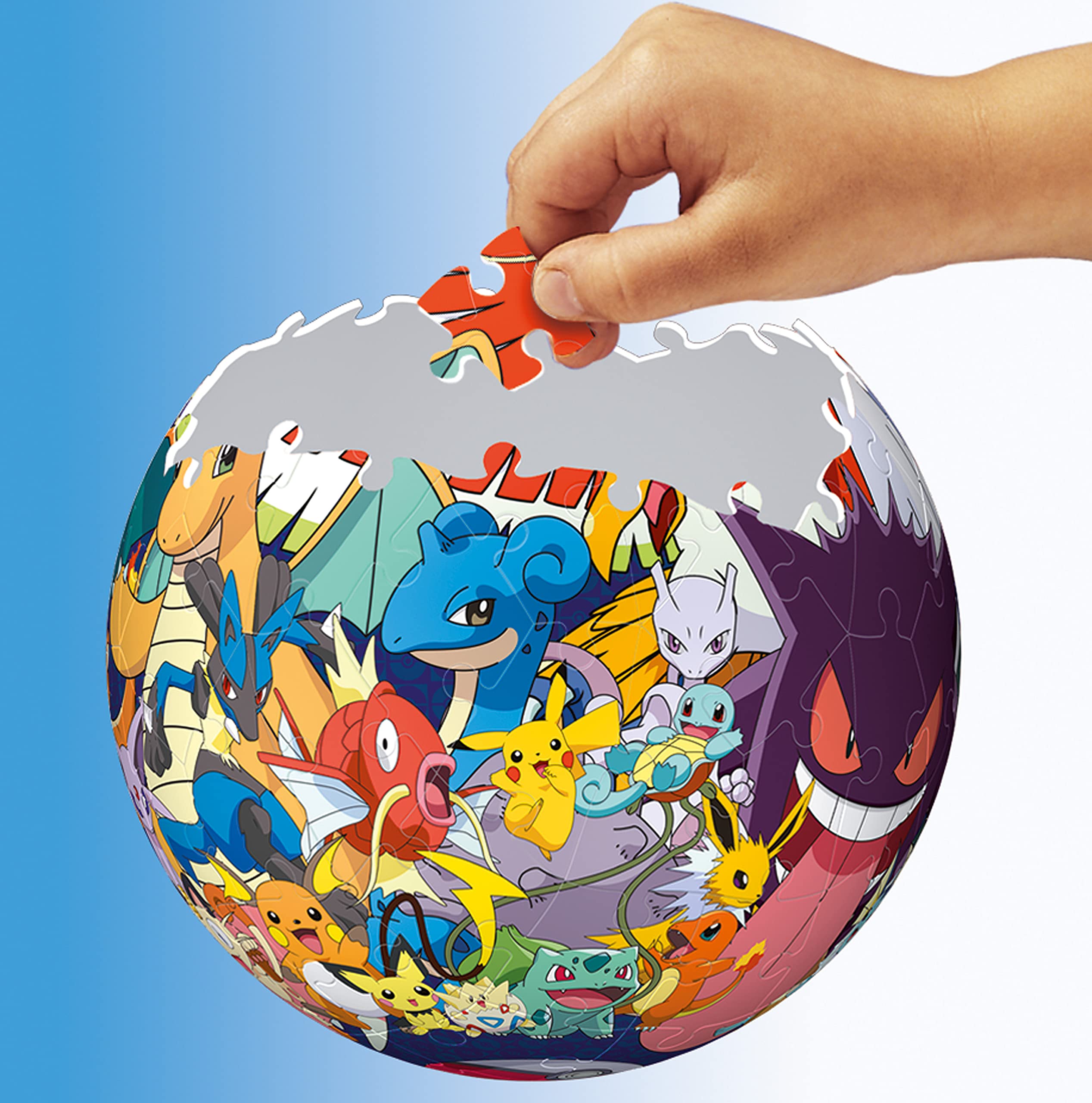 Ravensburger Pokémon 3D Jigsaw Puzzle Ball – 72-Piece Spherical Puzzle for Kids 6+ 5
