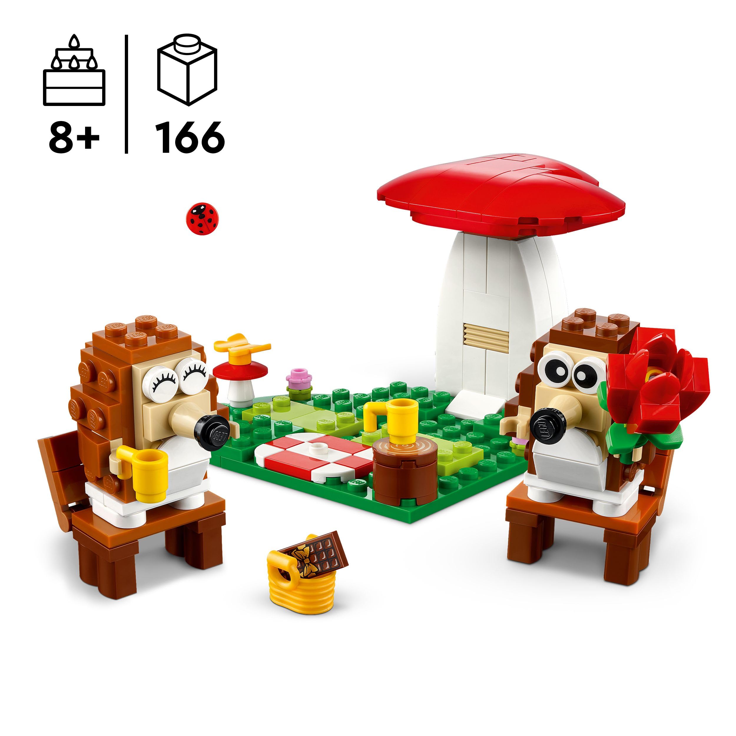 LEGO Hedgehog Picnic Date - Building Set for 8 Plus Year Olds 5