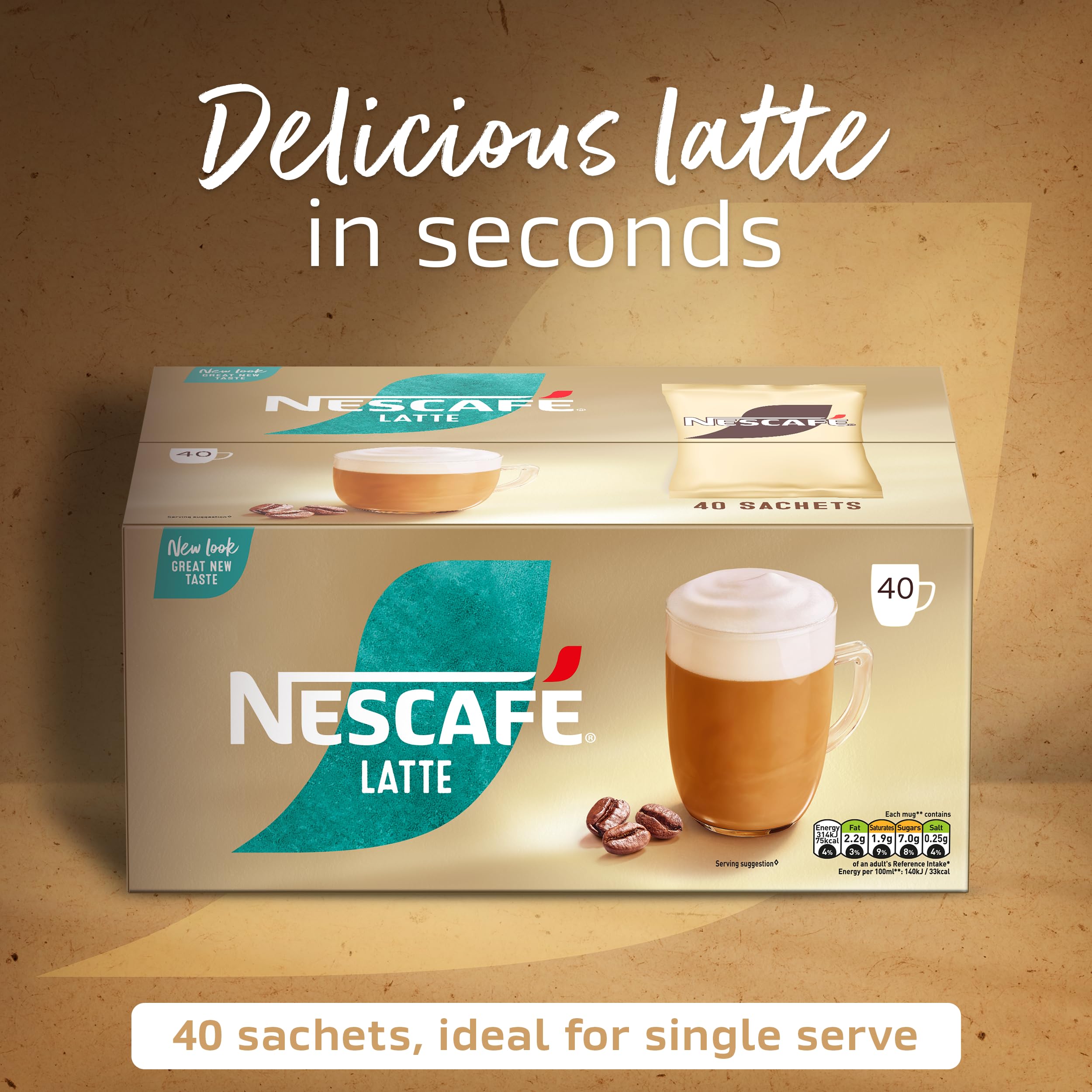 NESCAFÉ Gold Latte Instantkaffee-Beutel – 40 x 18 g 8