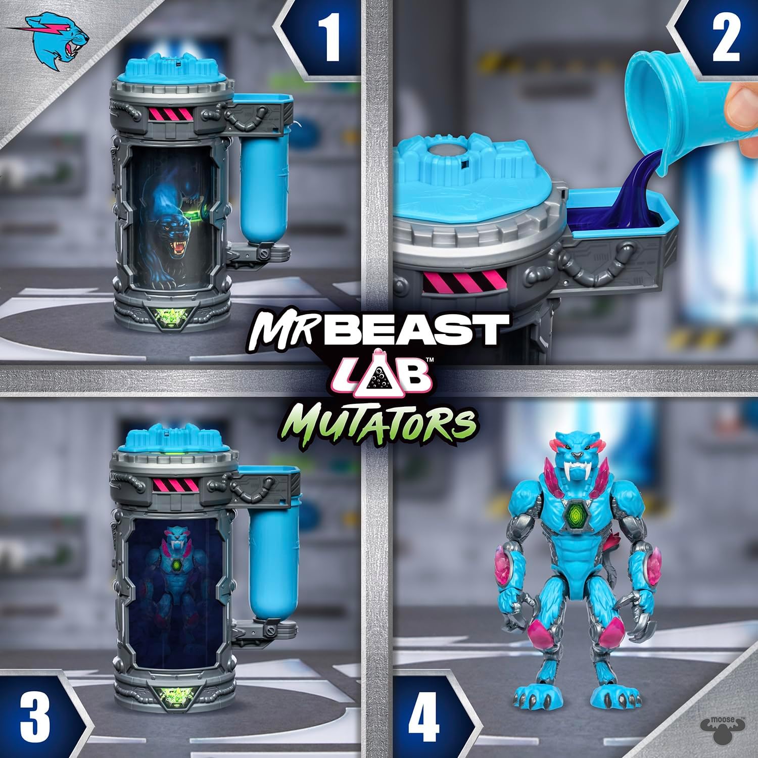 MrBeast Lab Mutators - Iconic Panther Action Figure (5.5") 7
