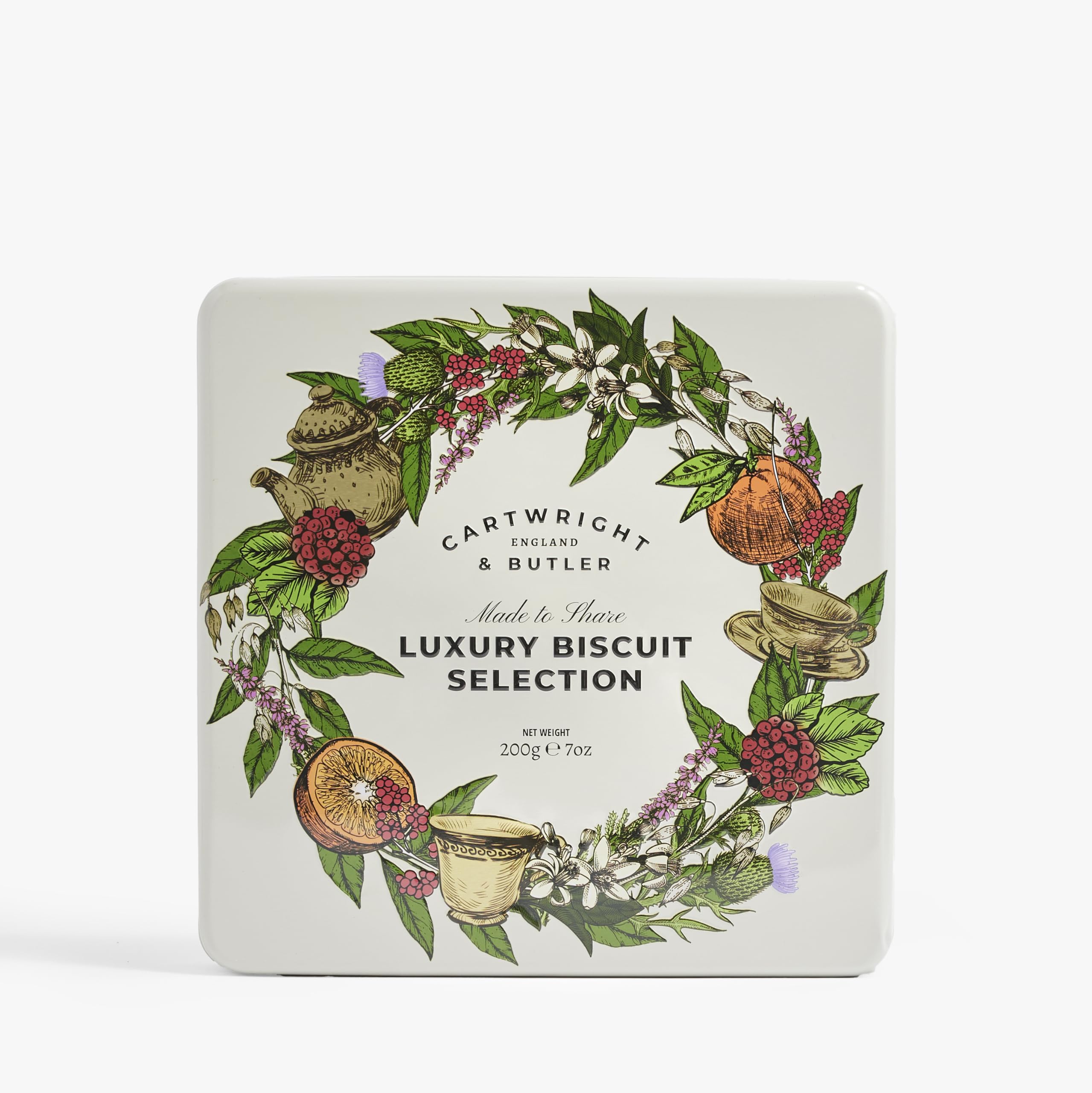 Cartwright & Butler Luxury Biscuits Selection - Assorted Treats in Collectible Tin