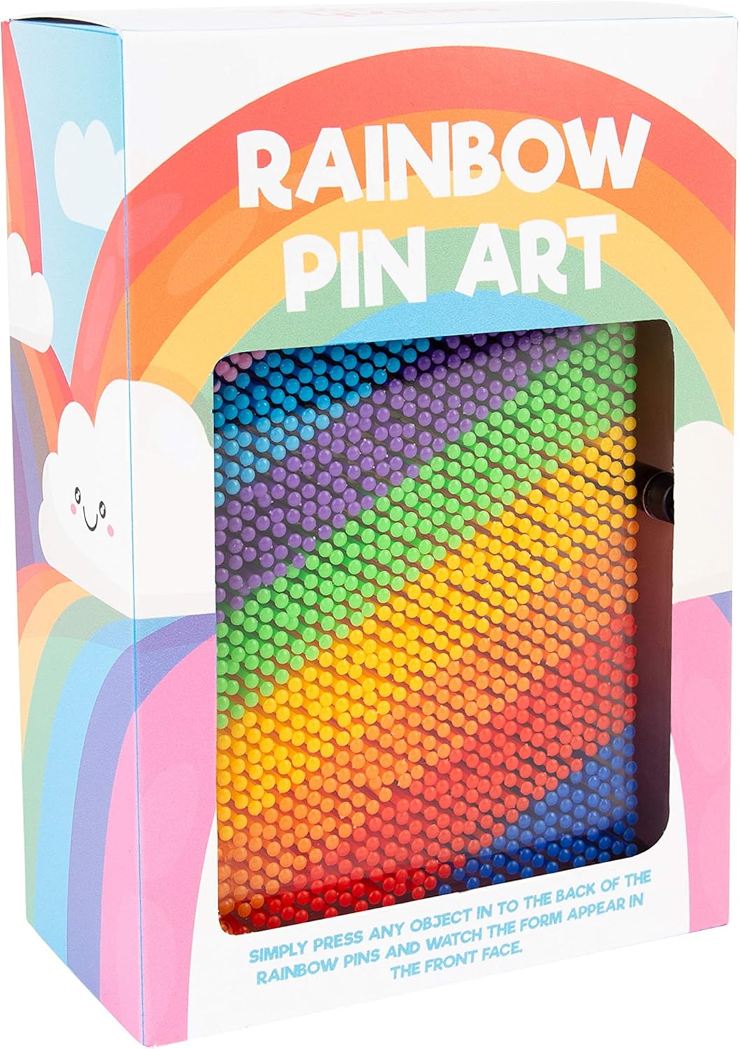 Global Gizmos 45149 Rainbow Pin Art Impression Toy 3