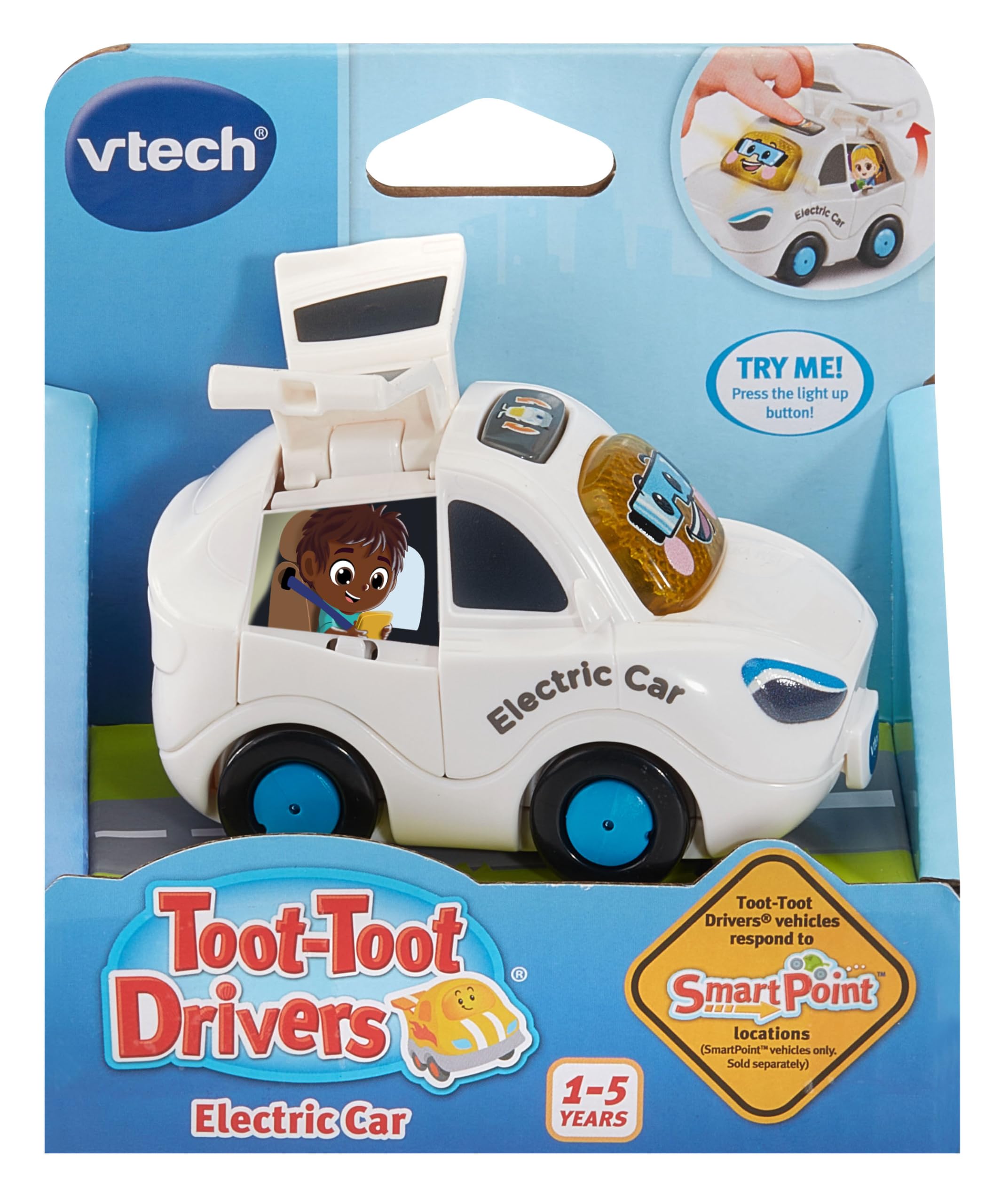 VTech Toot-Toot Drivers Electric Car - Interactive Sound & Light-Up Toy for Toddlers 12M+ 7