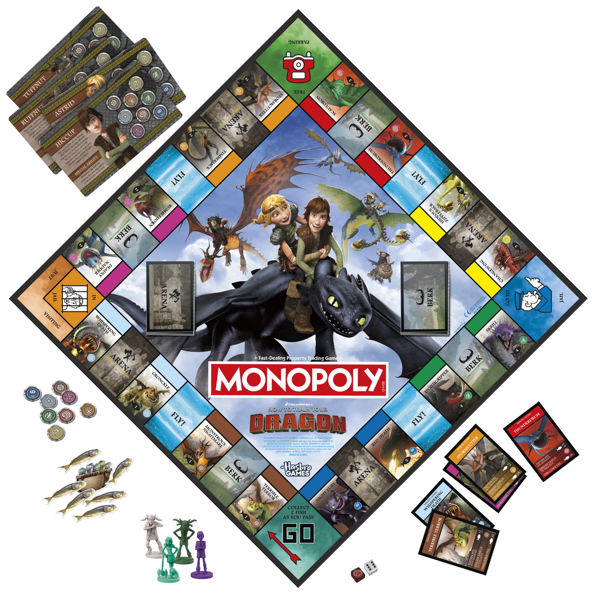 Monopoly DreamWorks How to Train Your Dragon Edition Board Game 3