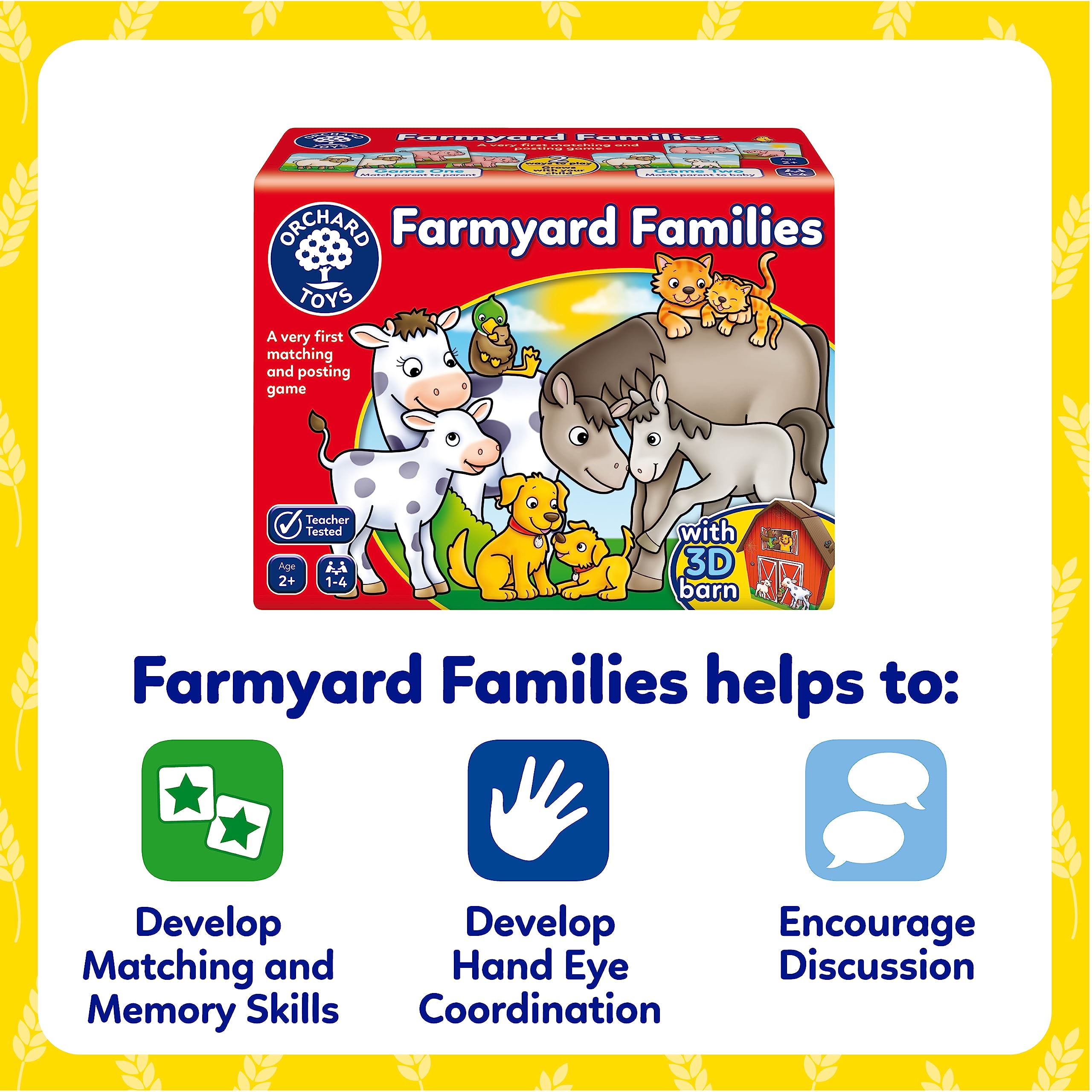 Orchard Toys Farmyard Families Board Game 12