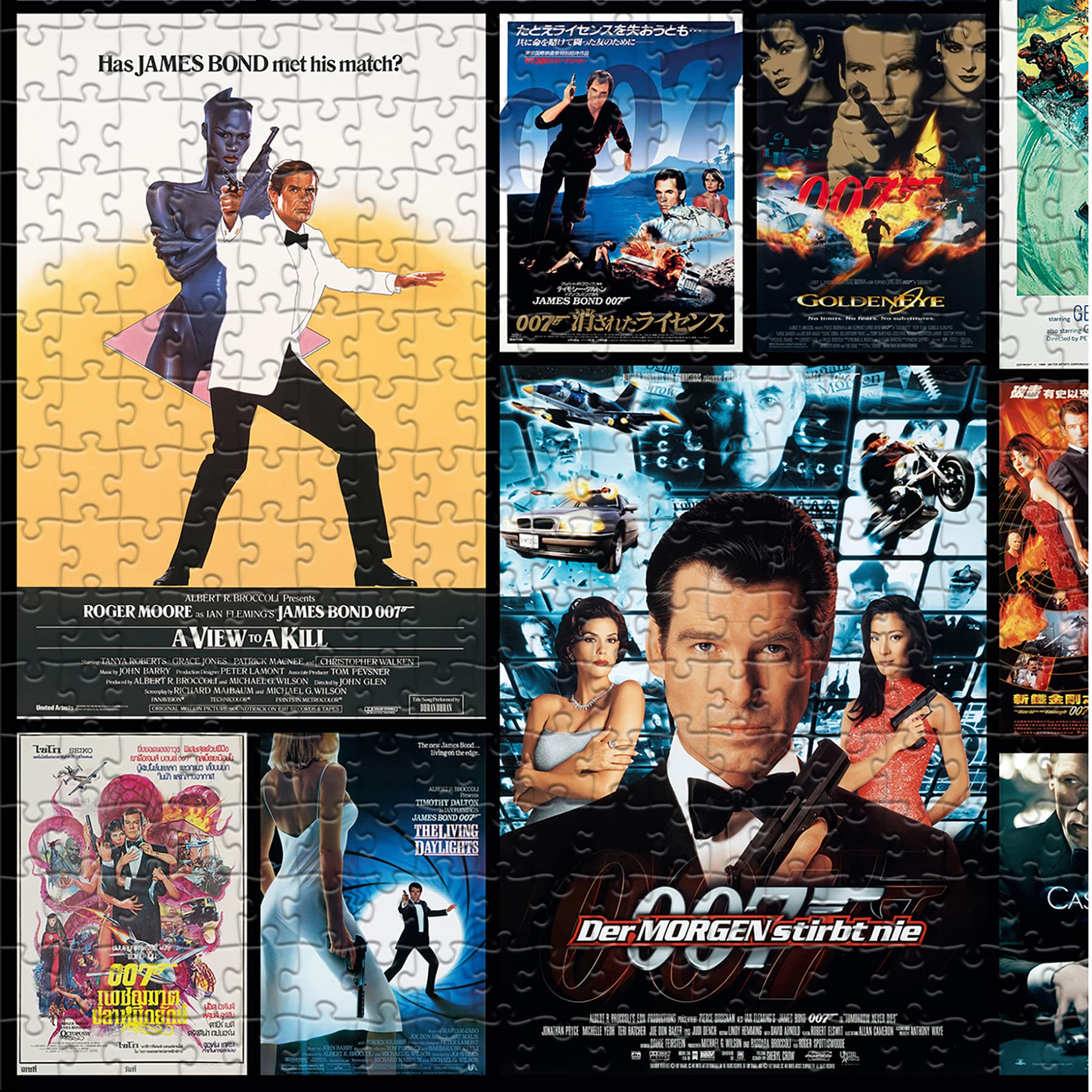 James Bond 1000 Piece Jigsaw Puzzle - Movie Posters Collection 6