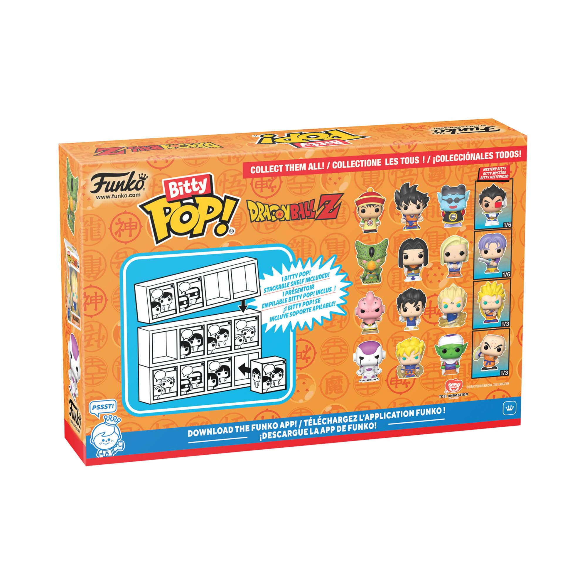 Funko Bitty Pop! Dragon Ball Z - Goku & Nimbus 4PK Vinyl Figures (73025) 4