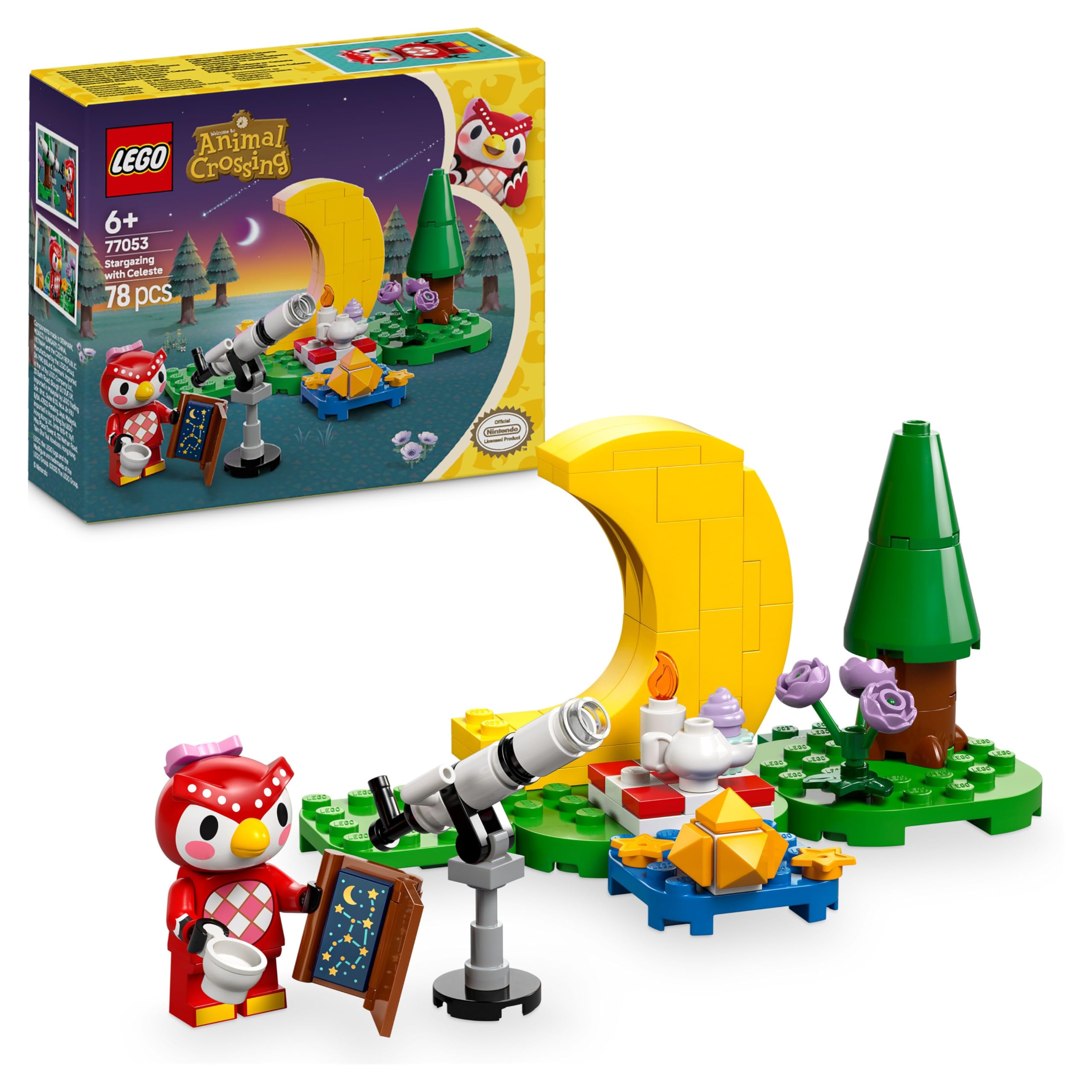 LEGO Animal Crossing: Stargazing with Celeste 77053 Building Set