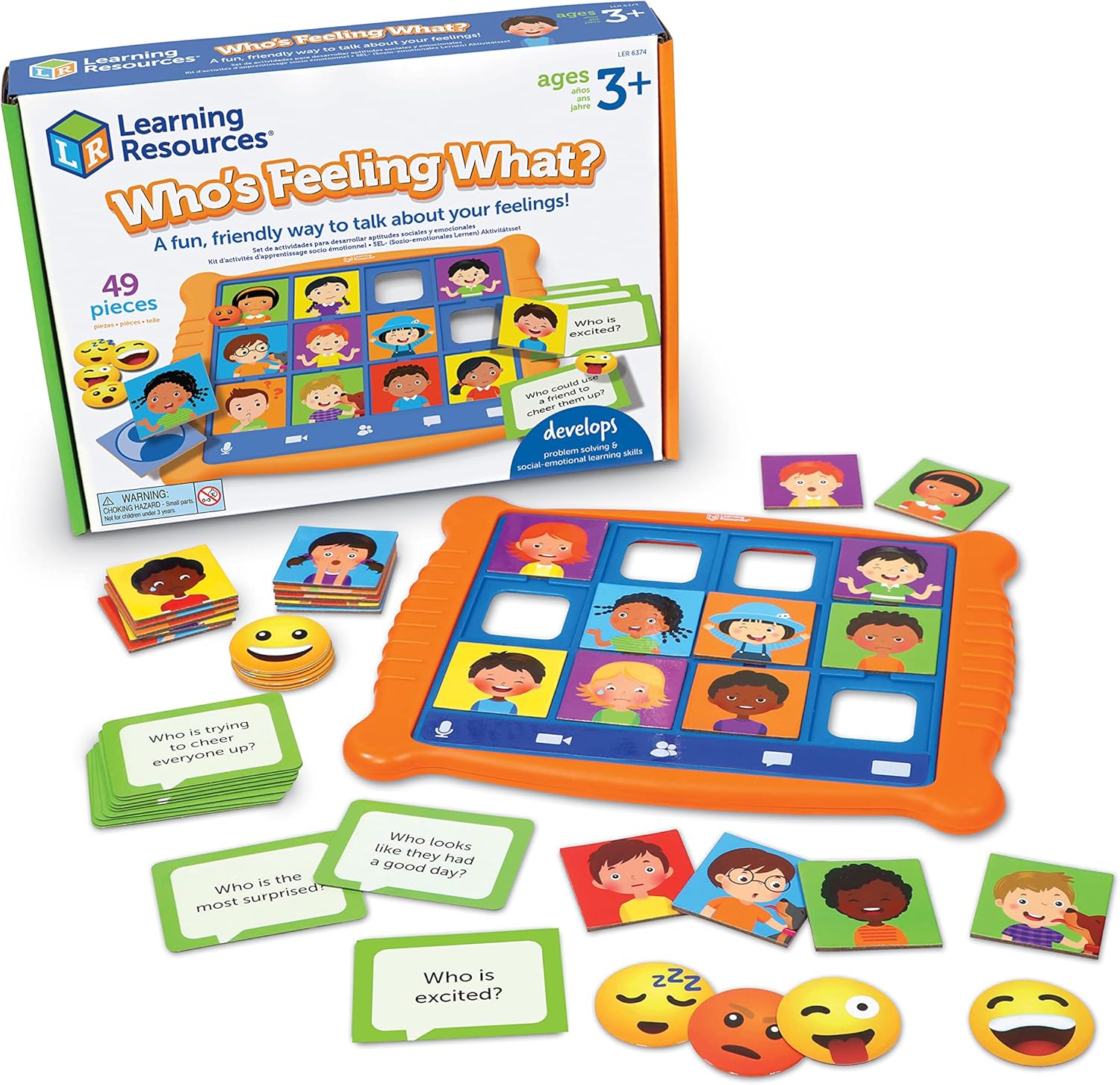 Learning Resources Who's Feeling What? Social Emotional Learning Game - Ages 3-7
