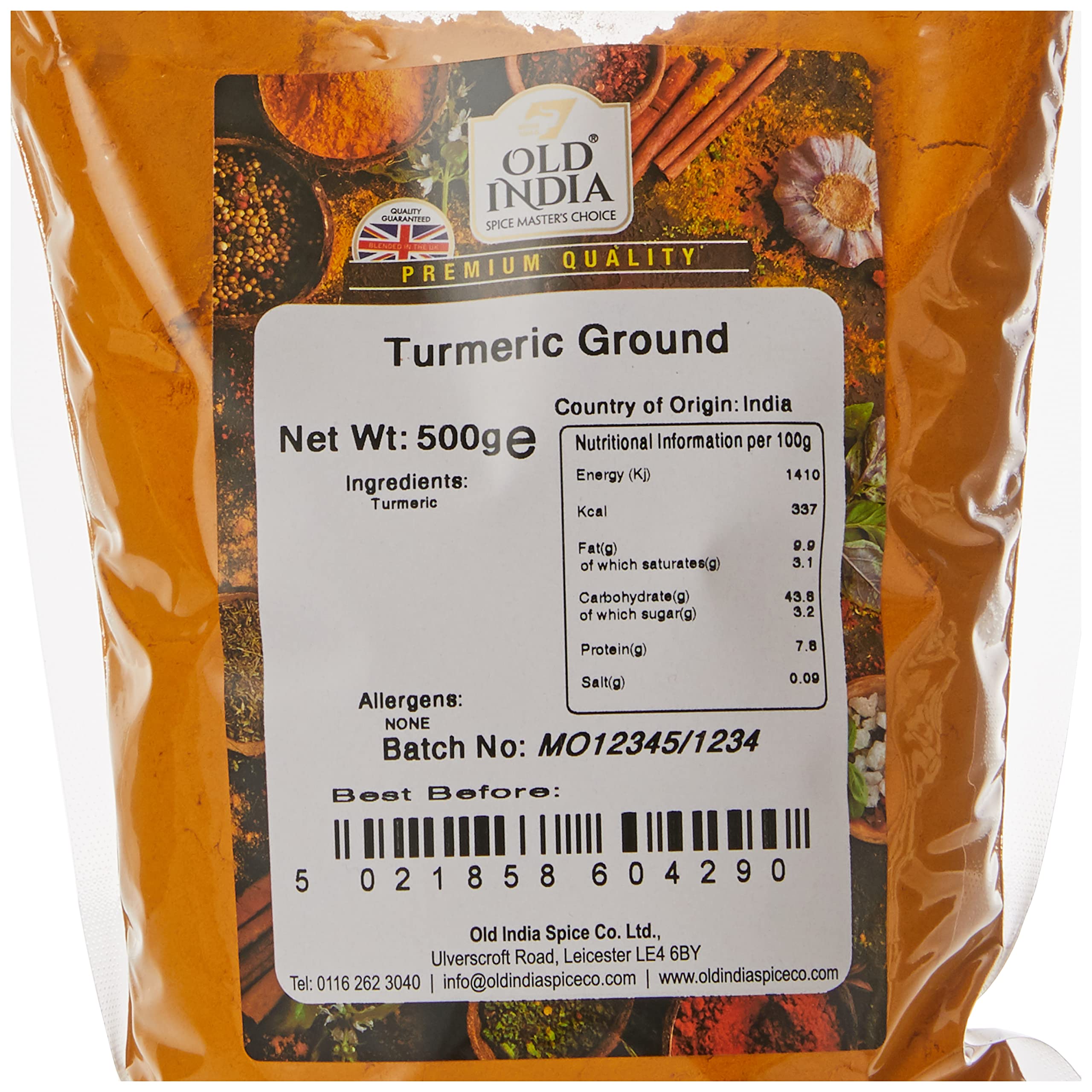Old India Turmeric Ground 500g 3