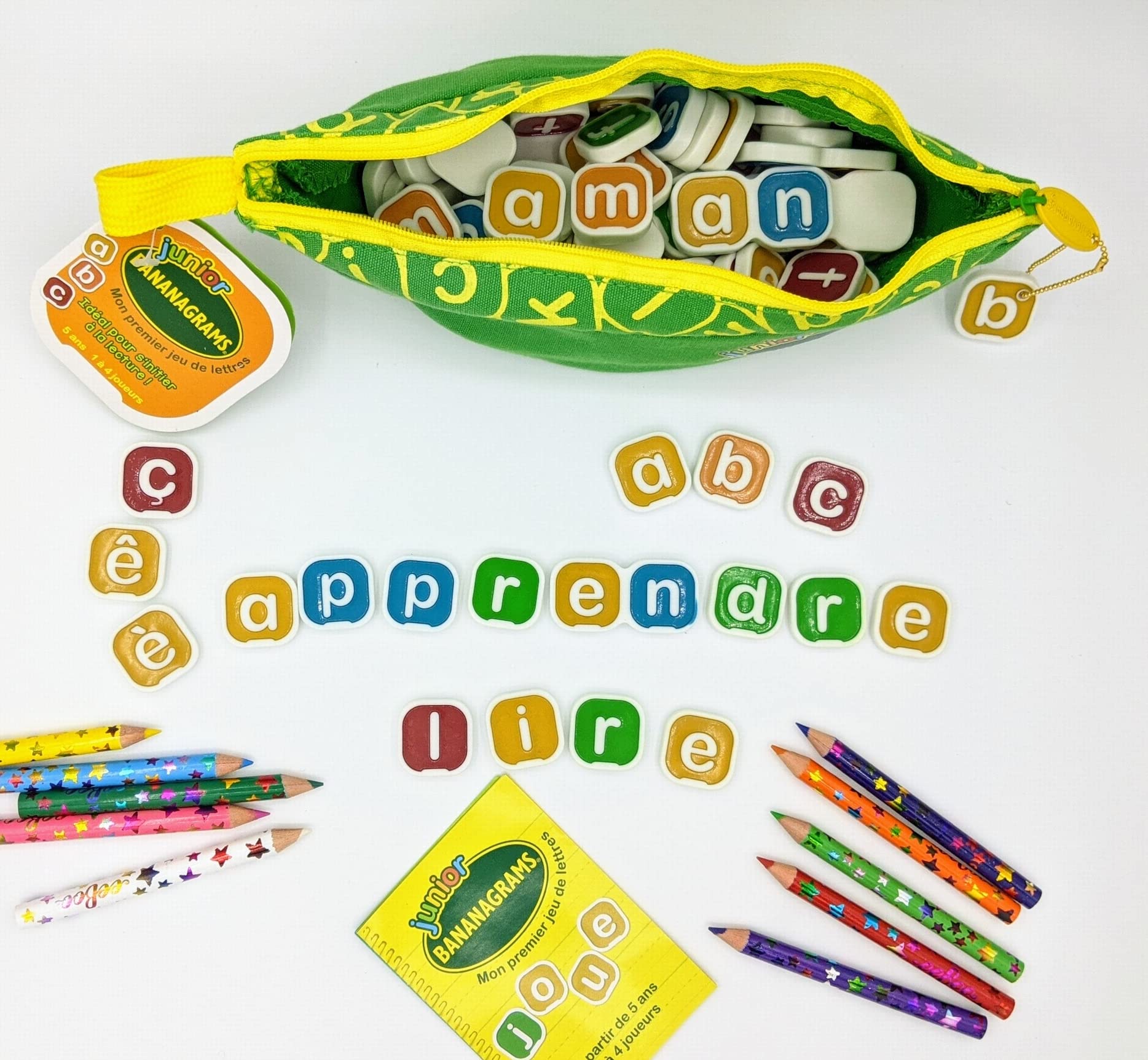 BANANAGRAMS My First Set of Letters 91098 French Version Green 3