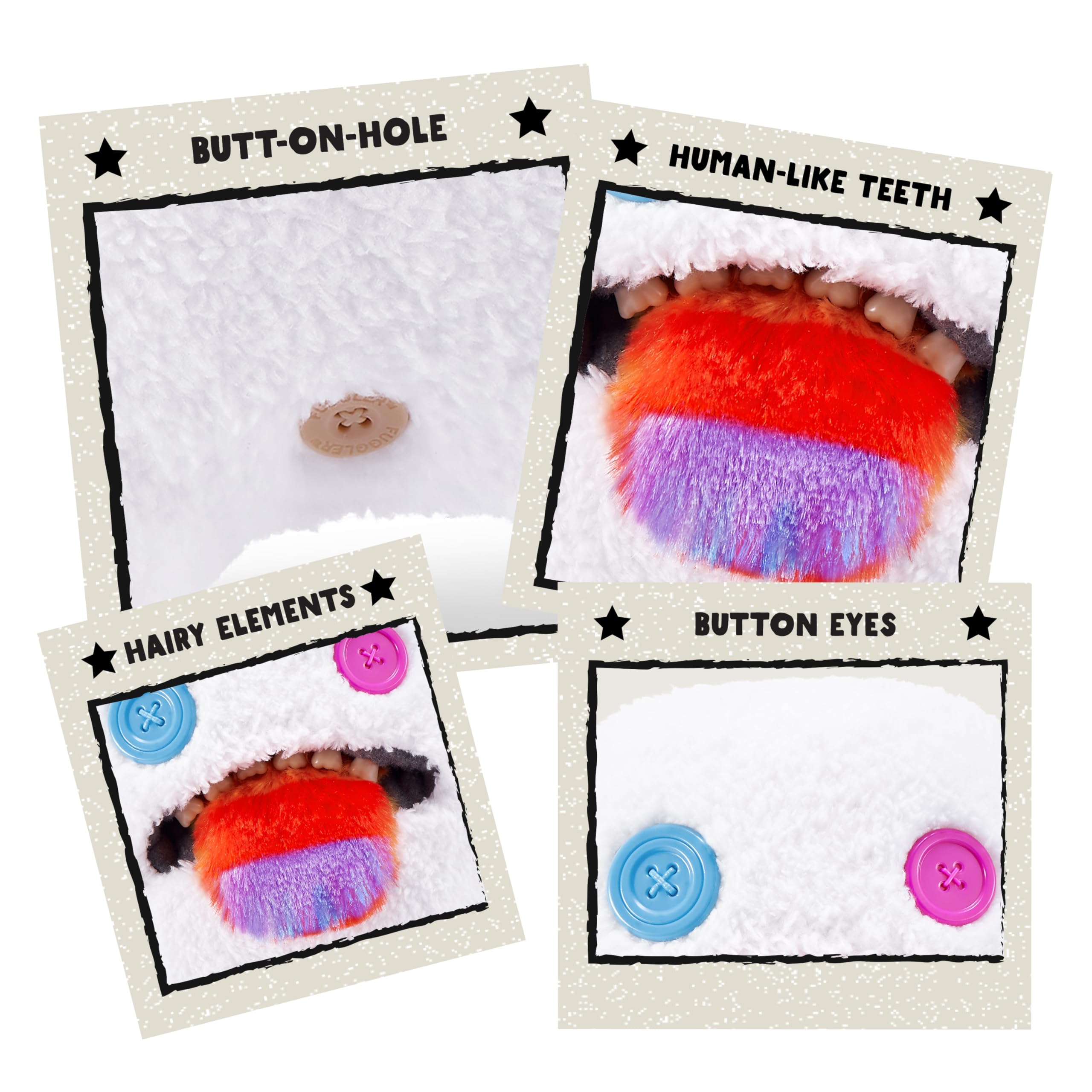 Fuggler Hairy Fuggs 2 Pack - 9-inch Funny Ugly Monster Plush Toys by ZURU 5