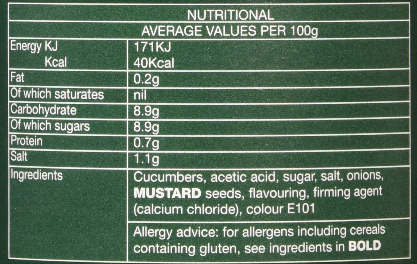 Elswood Ganze süße Gurken, 670 g Glas 6
