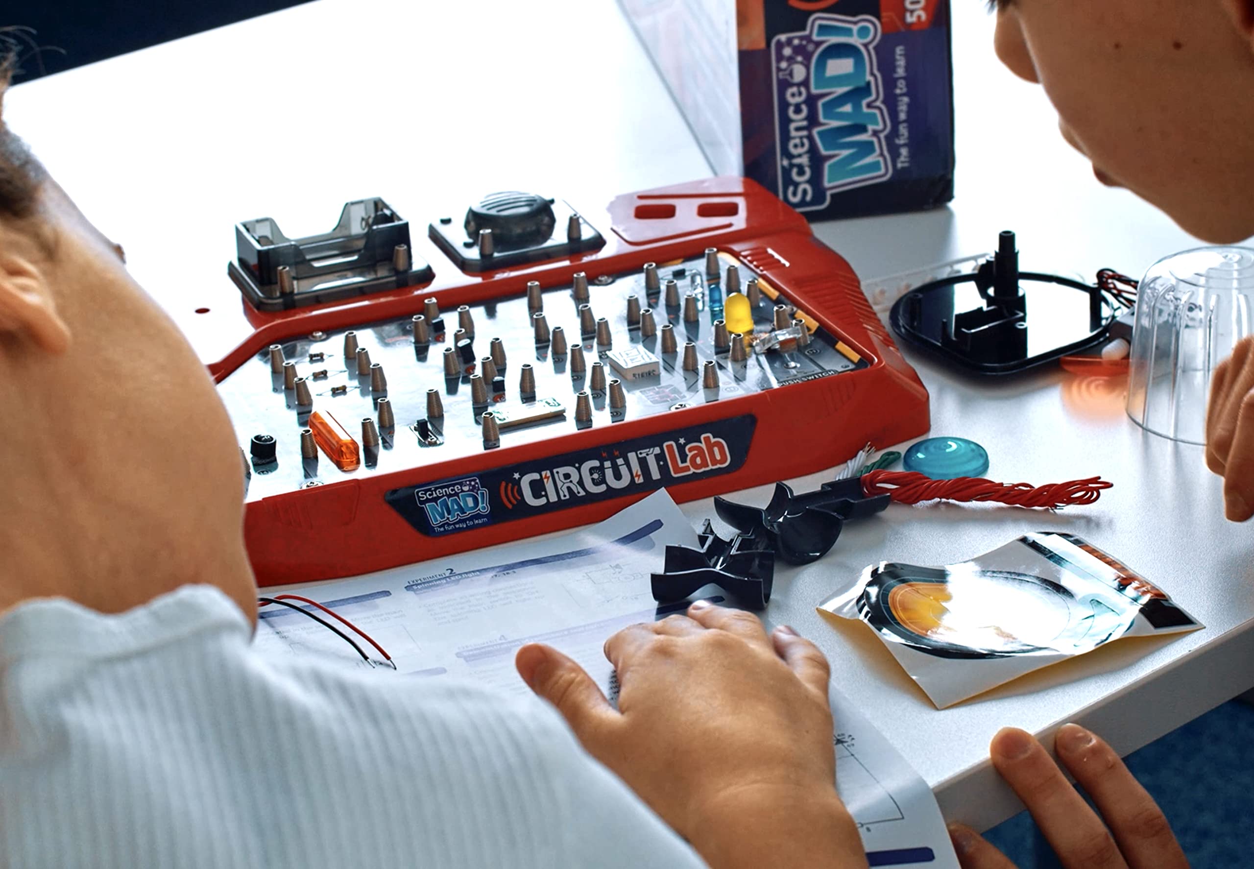 Science Mad Circuit Lab for Kids - 50 Experiments STEM Electronics Kit for Ages 8+ 6