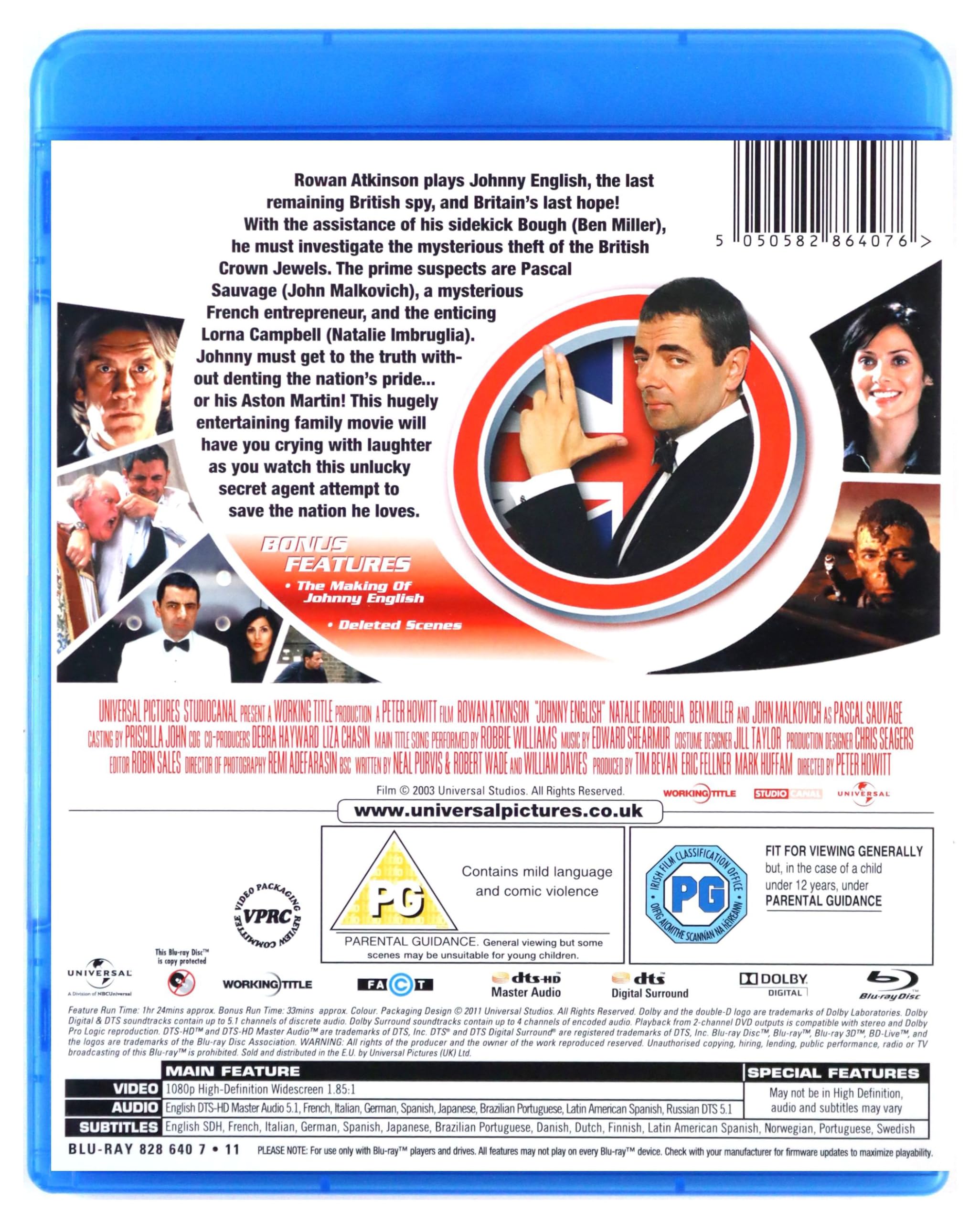 Johnny English / Johnny English Reborn Double Pack [Blu-ray] 6
