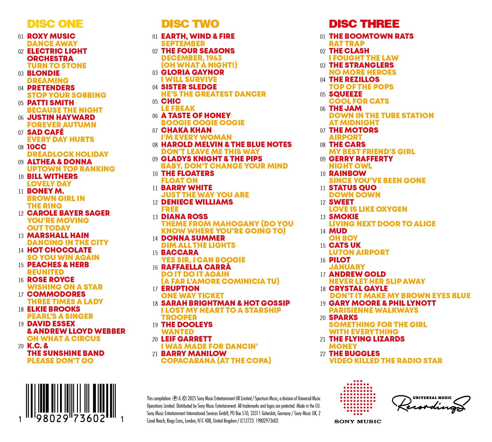 The Hits Album - The Later 70s [Audio CD]