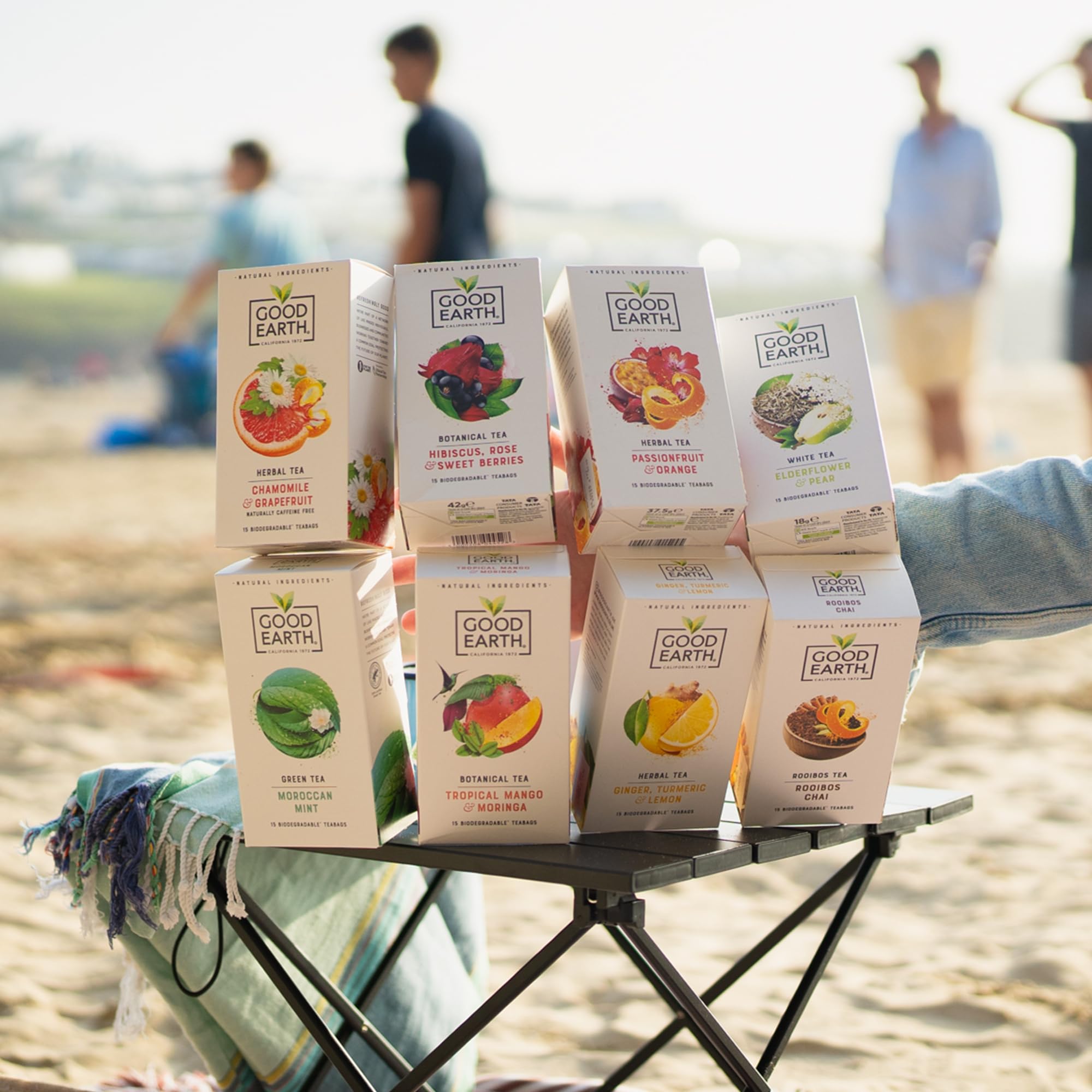 Good Earth Tea Co. Hibiscus, Sweet Berries & Rose Herbal Tea Bags - 15 Count, Naturally Caffeine Free 7