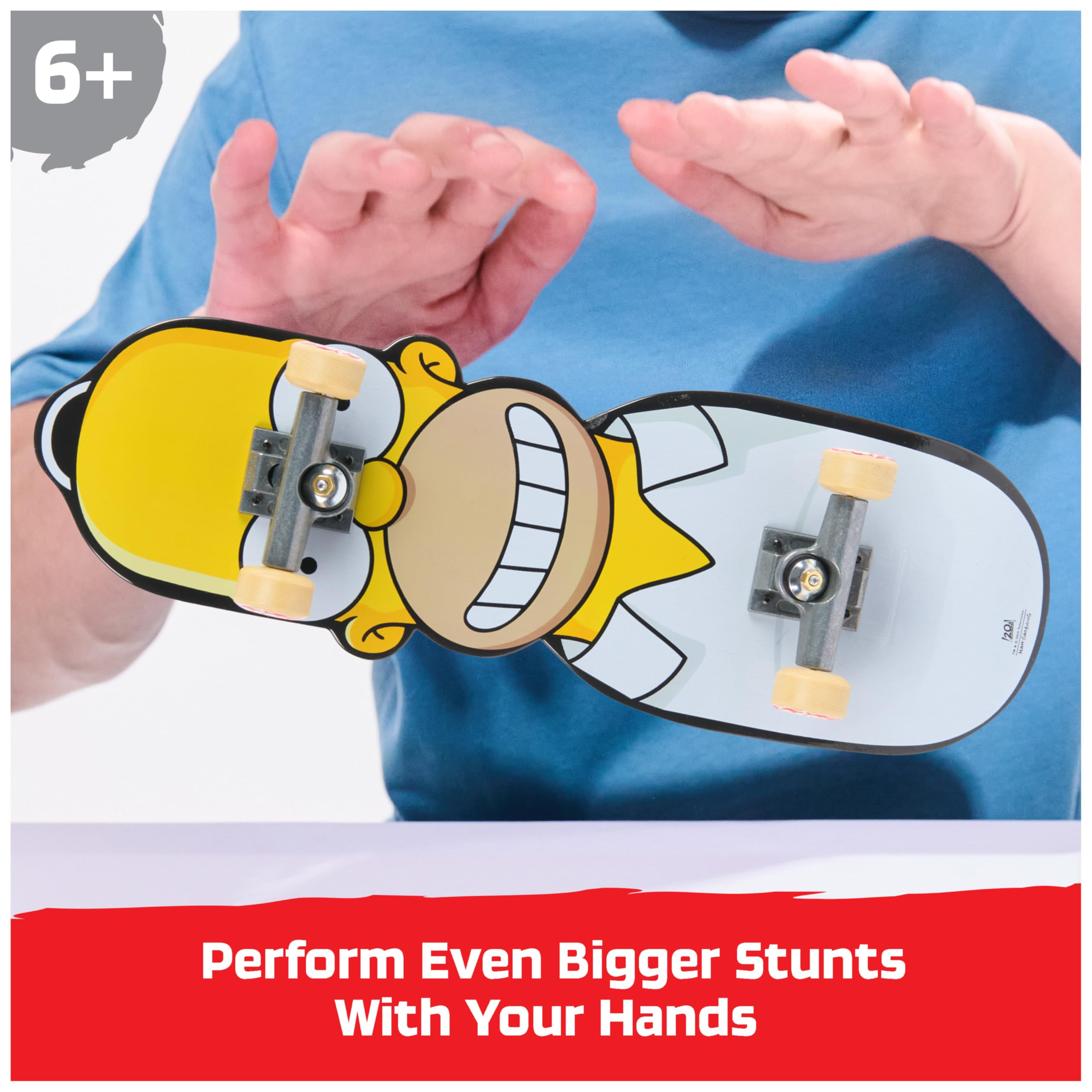 Tech Deck The Simpsons Handboard - Authentic Mini Skateboard for Kids 6+ 5