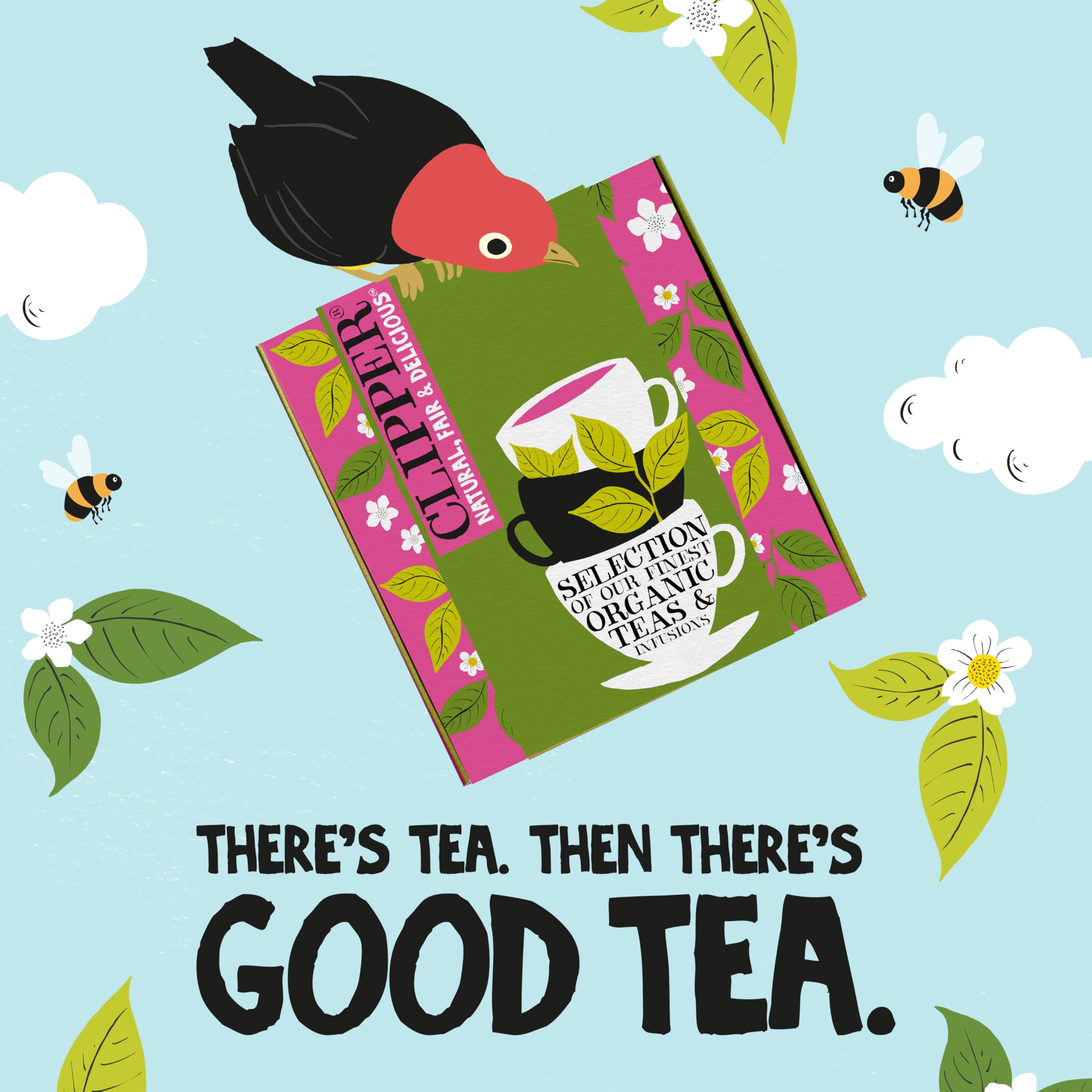 Clipper Organic Herbal & Green Tea Selection Gift Box - 45 Plastic-Free Tea Bags 5