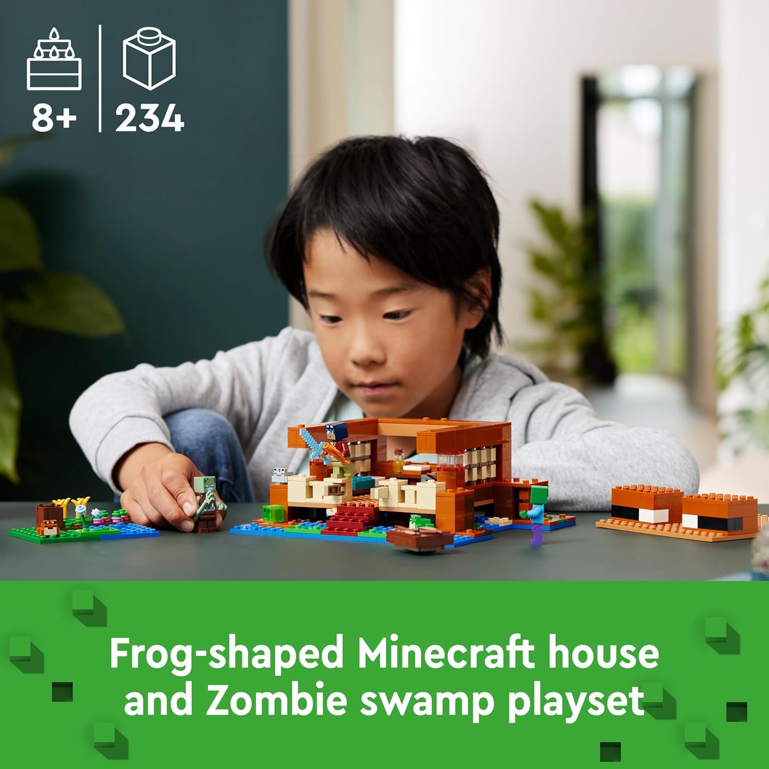 LEGO Minecraft The Frog House Building Set - 400-Piece Playset for Kids 8+ 4