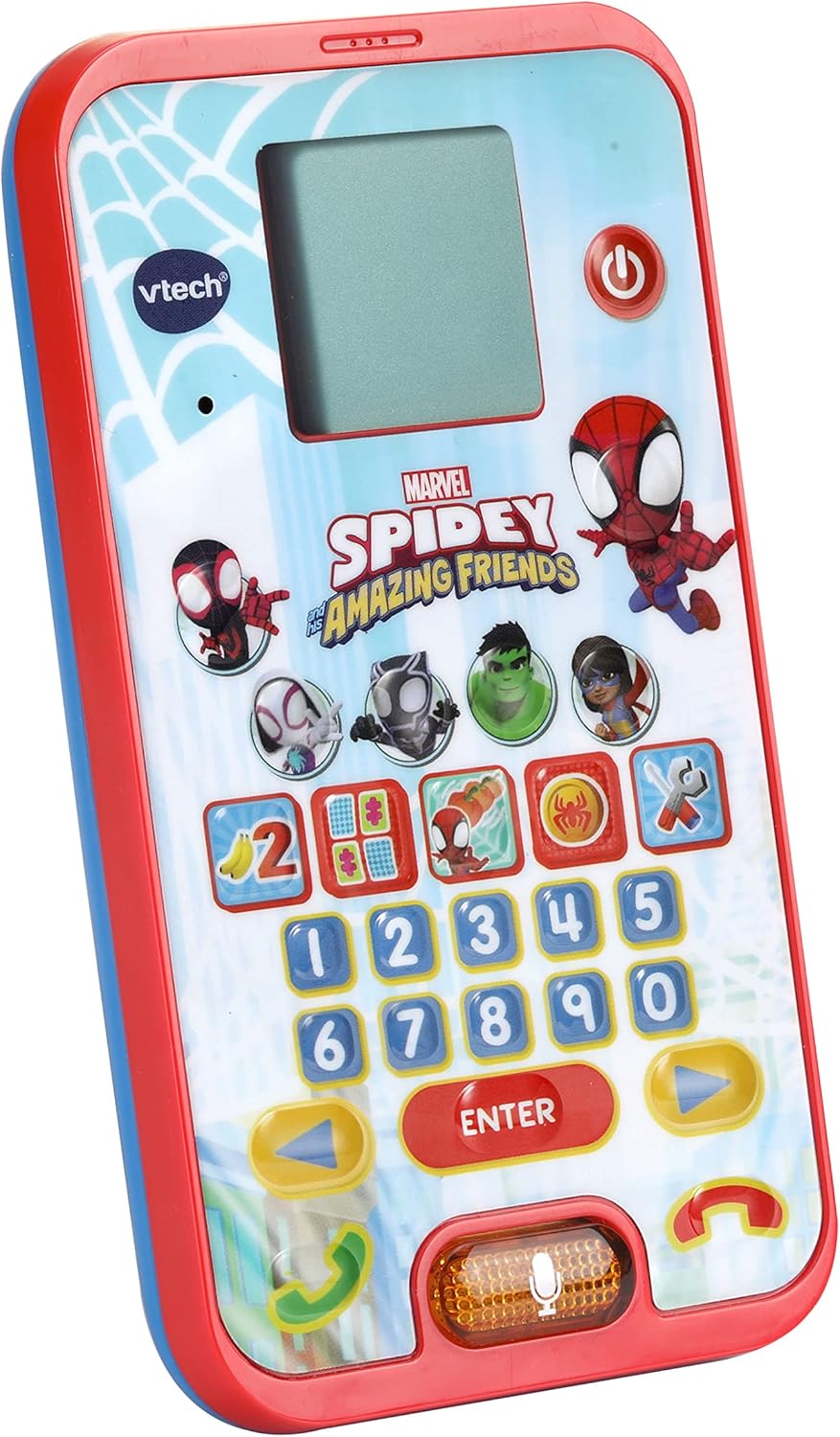 VTech Spidey and His Amazing Friends: Spidey Learning Phone - Interactive Educational Toy for Ages 2-5 4