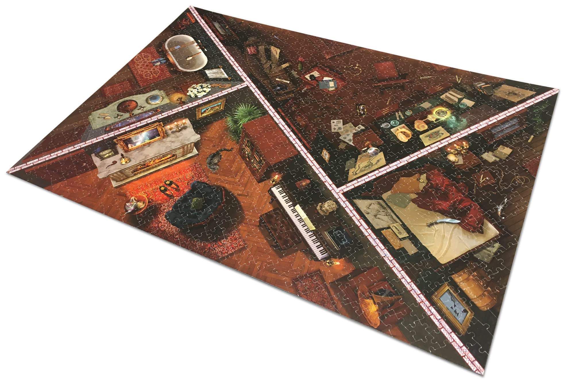 Scene of the Crime: The Stolen Necklace Mystery - 2-in-1 Jigsaw Puzzle with Hidden Clues 5