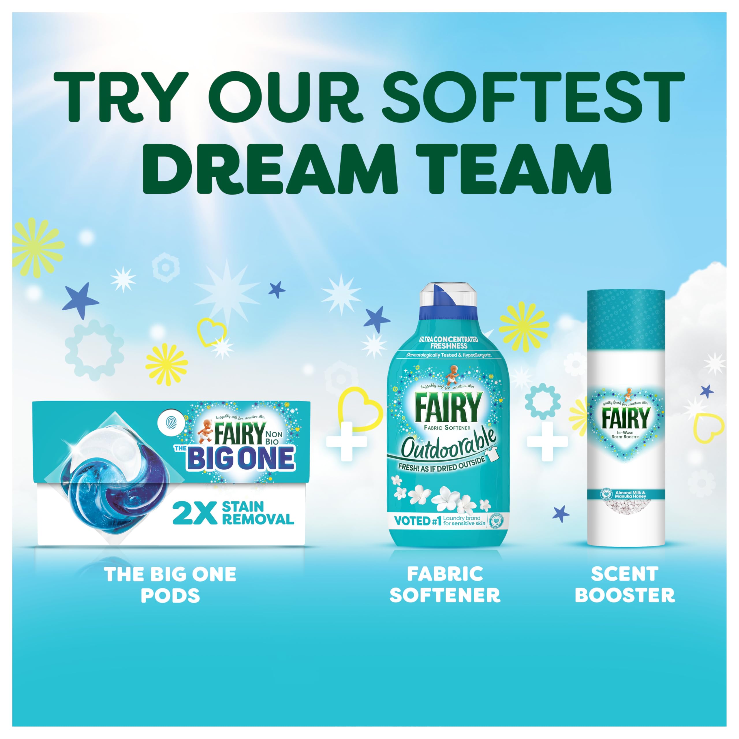 Fairy Outdoorable Liquid Fabric Softener - Ultra Concentrated Freshness | 1.2 L 6