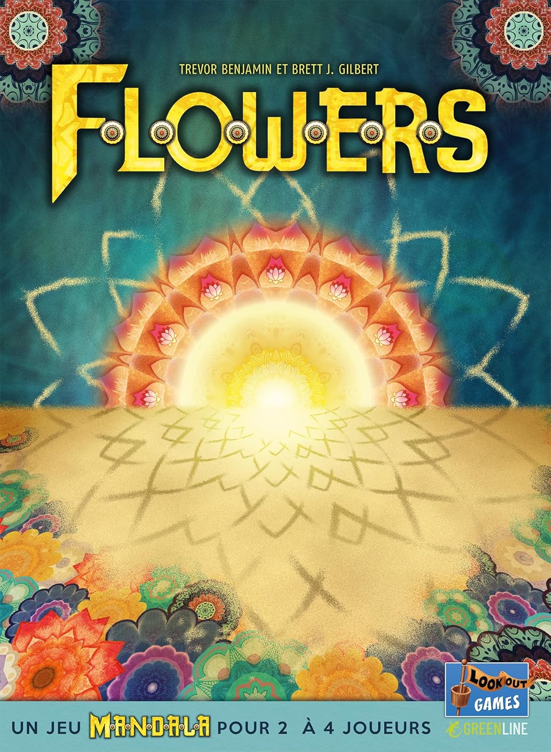Lookout Flowers: A Mandala Game Board Game 4