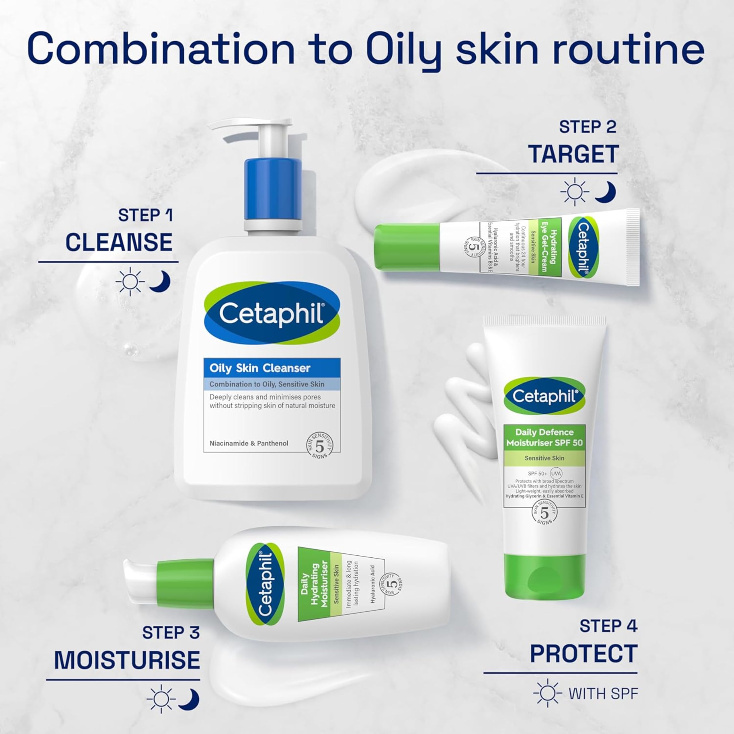 Cetaphil Daily Hydrating Face Moisturiser (88ml) - Lightweight Hyaluronic Acid Moisturizer for Sensitive Skin 8