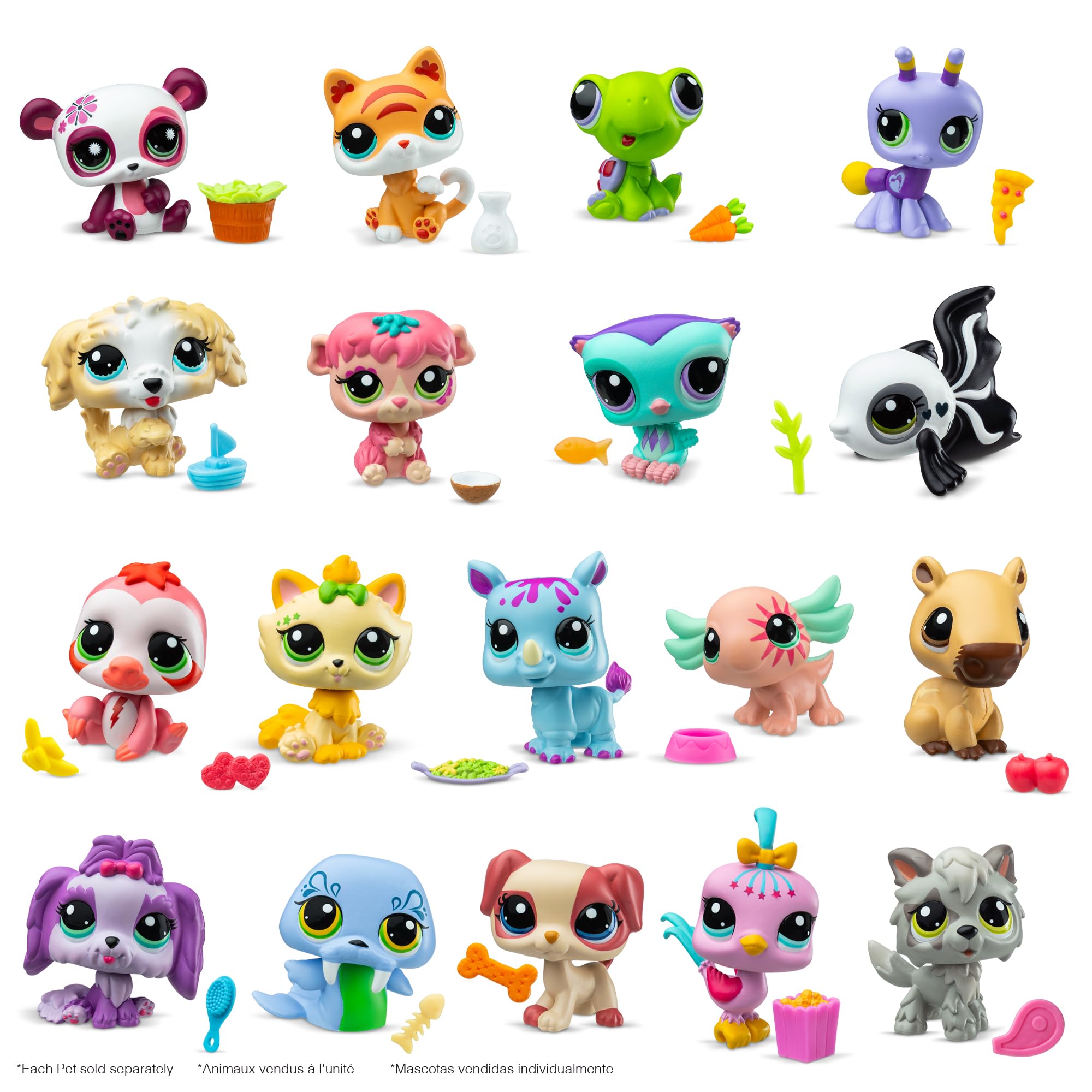 Littlest Pet Shop Series 3 Pet Surprise Blind Box Bundle - 18 Mini Figures with Accessories & Virtual Codes 8