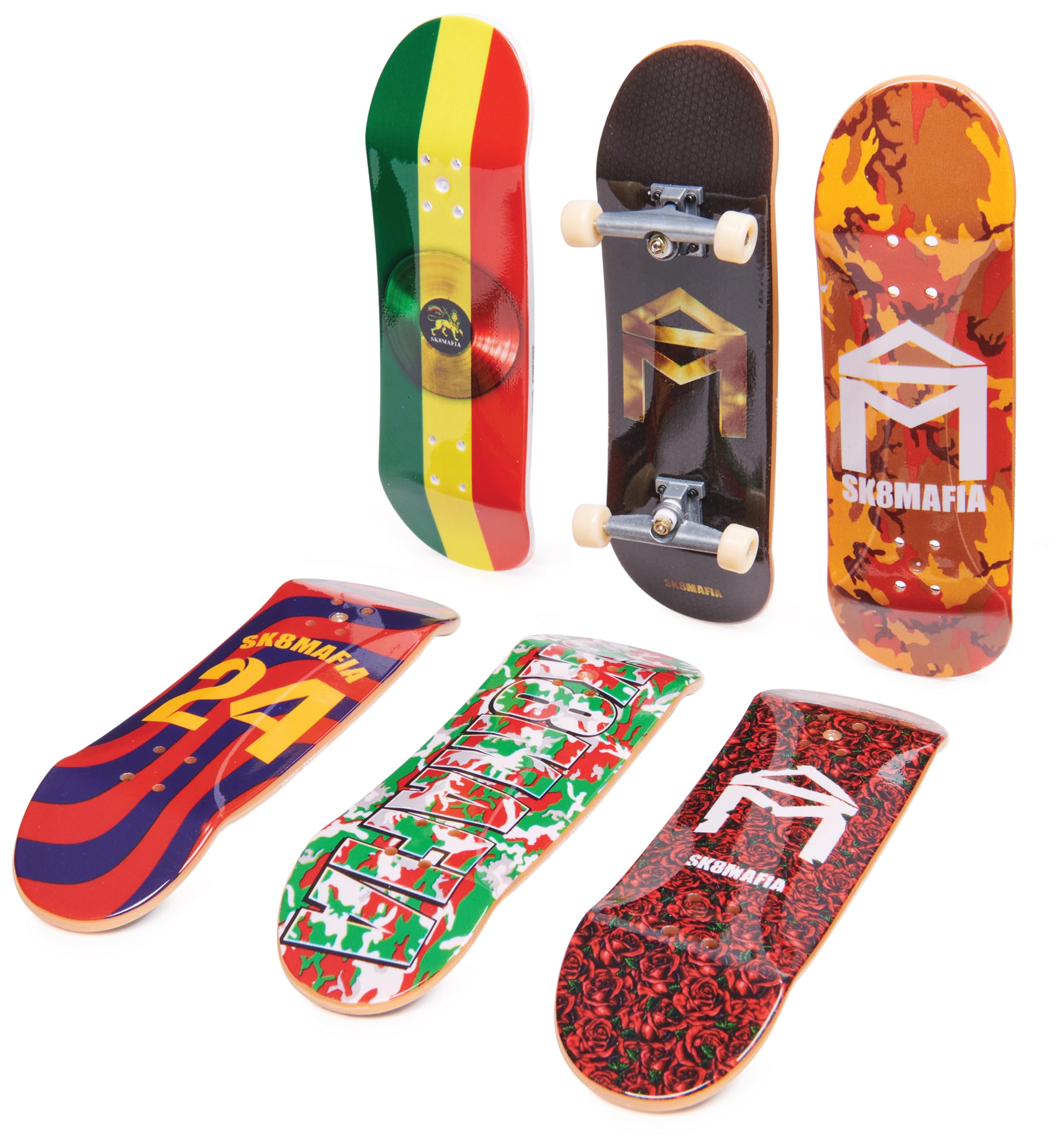 Tech Deck Sk8shop Bonus Pack - Build 6 Custom Fingerboards, Ages 6+ 11