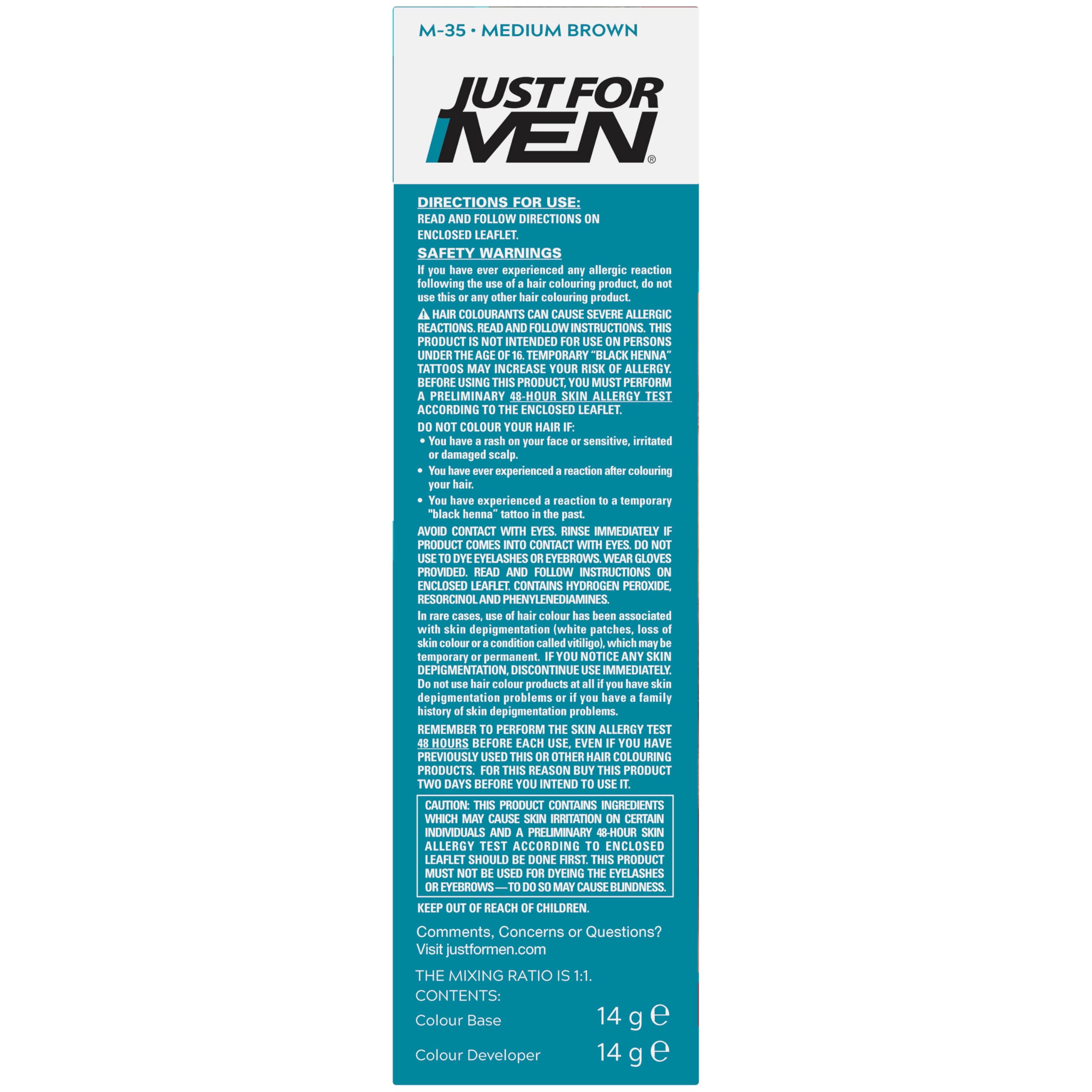 Just for Men Moustache & Beard Dye - Medium Brown (M35) 9