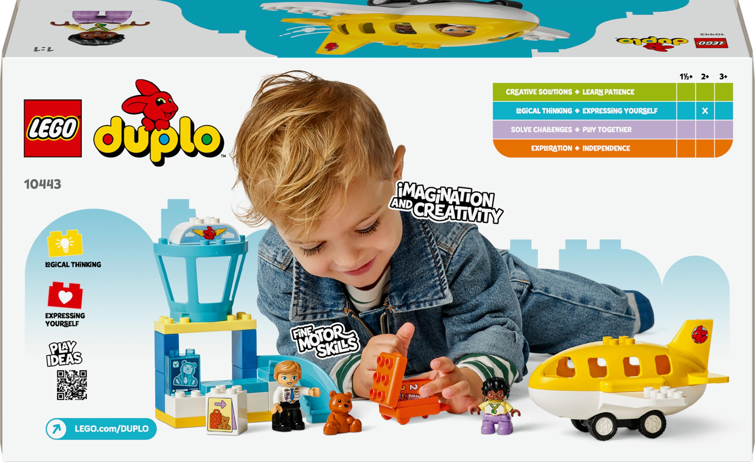 LEGO DUPLO First Time at the Airport - Educational Building Set for Toddlers 2+ 5