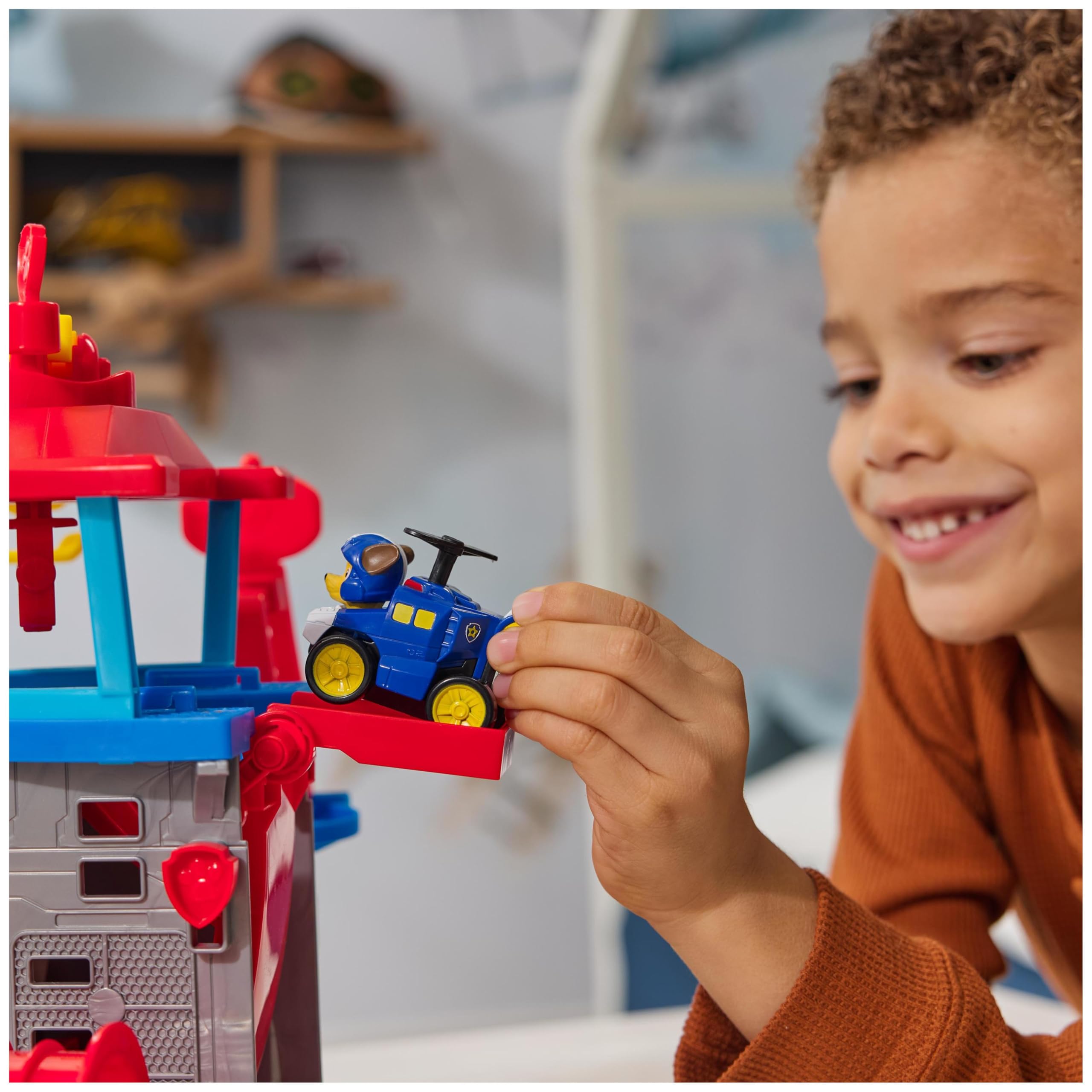 Paw Patrol: Air Rescue Pup Squad Adventure Bay Airport Playset with Chase - 30cm Tall Tower with 7 Play Areas 6