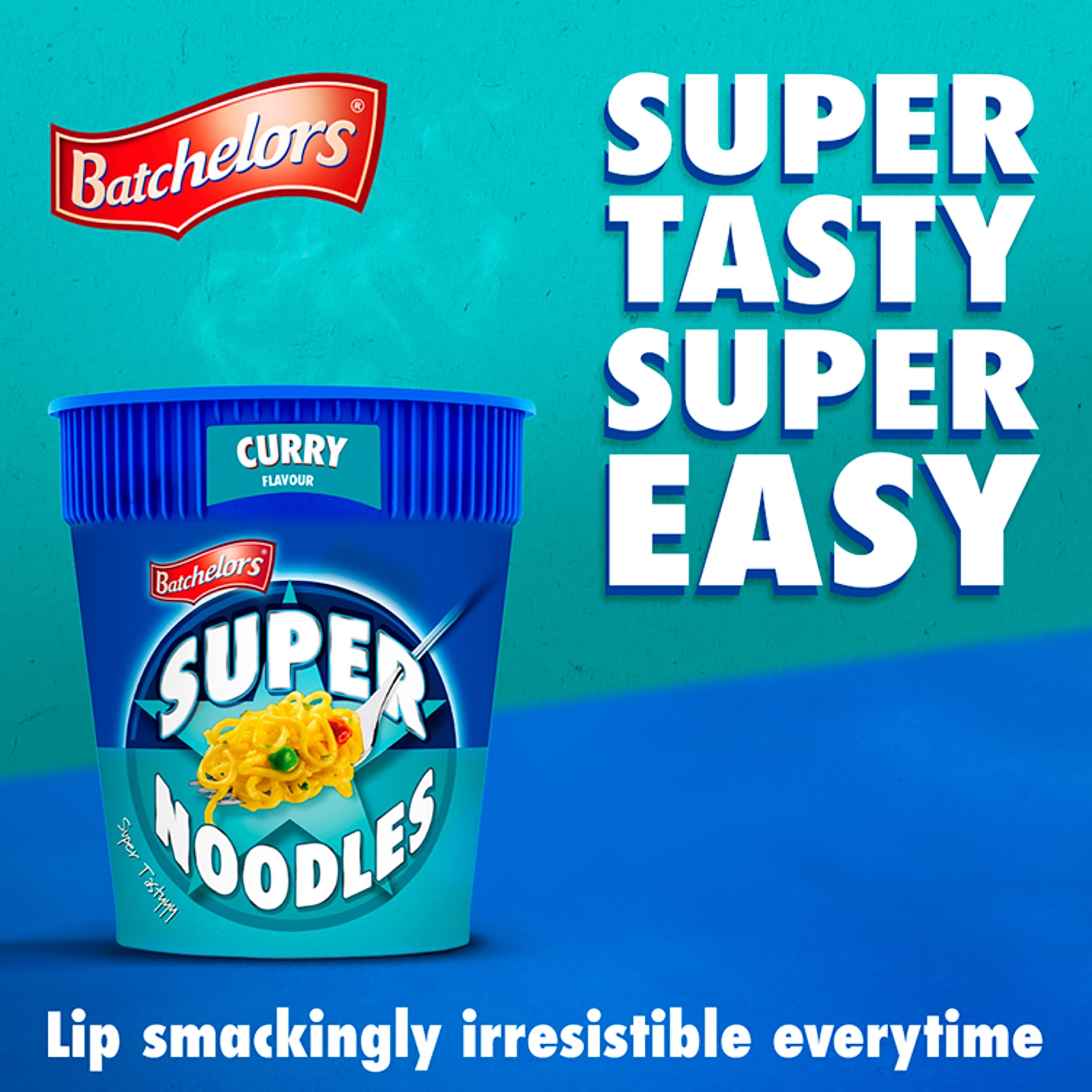 Batchelors Super Noodles Curry Flavour Instant Snack Pot, 75 g 4