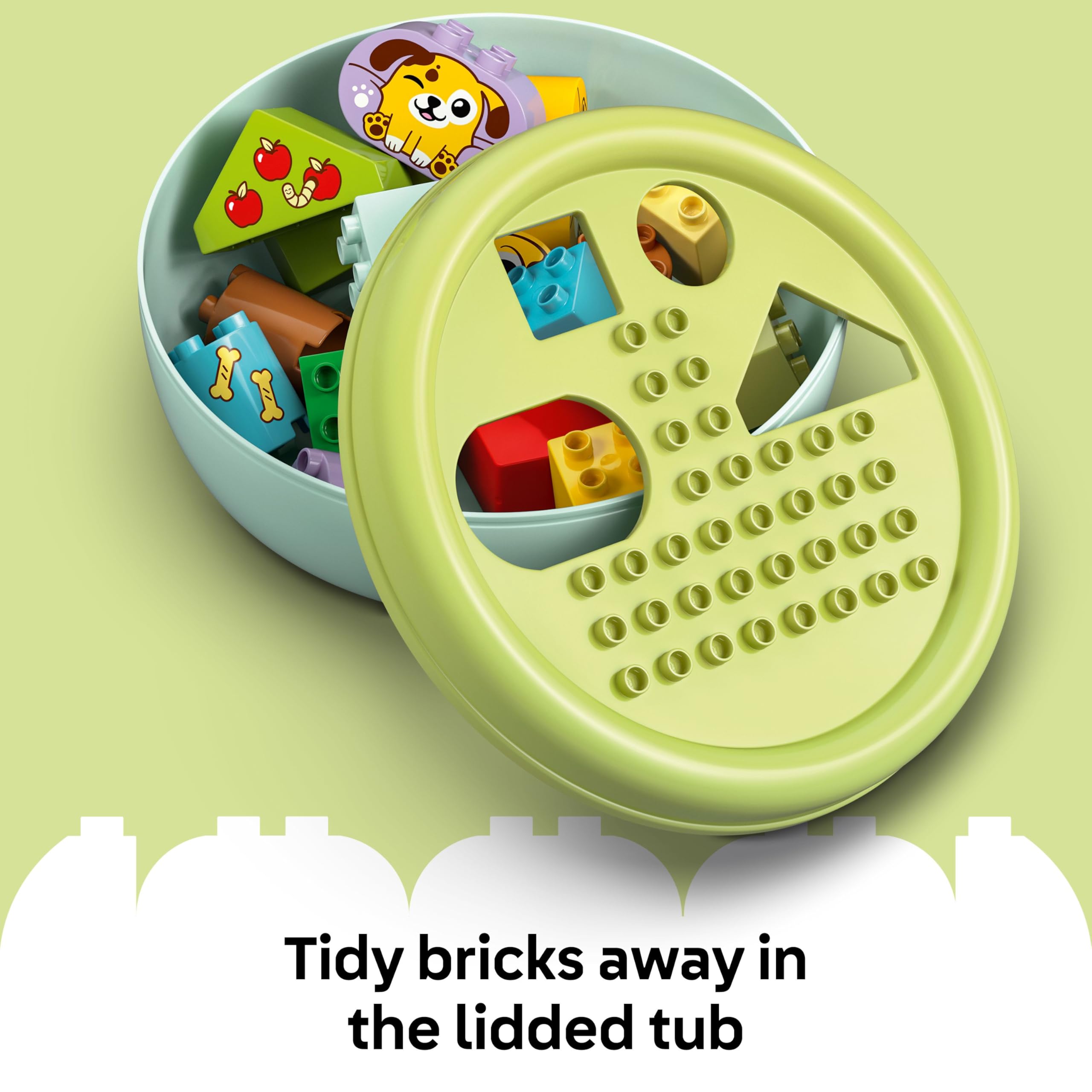 LEGO DUPLO Shape Sorter: Puppy House - Educational Building Toy for Toddlers 18+ Months 7