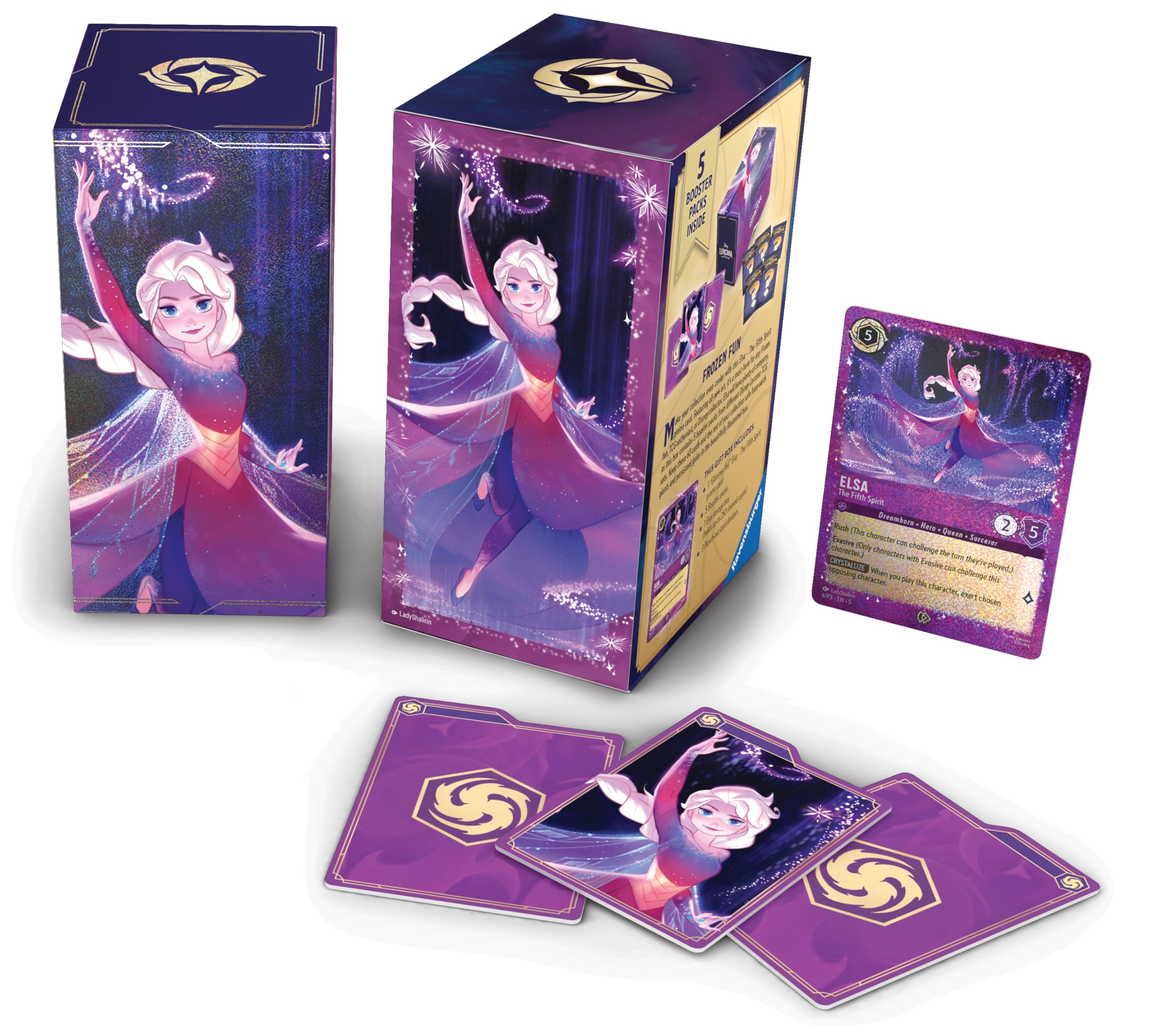Ravensburger Disney Lorcana Trading Card Game Elsa Gift Box